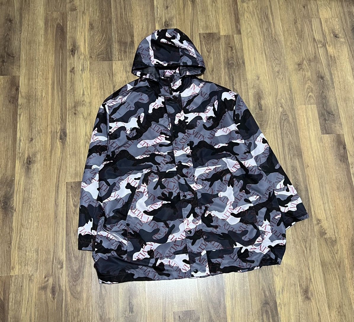 Valentino VLTN Camo Hooded Jacket