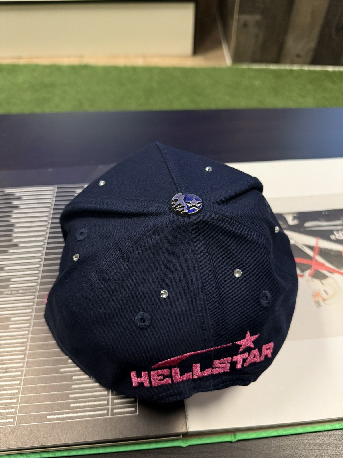 HELLSTAR Hellstar Adjustable Size SnapBack Hat Blue Pink STONE (NEW) Size ONE SIZE - 6 Thumbnail