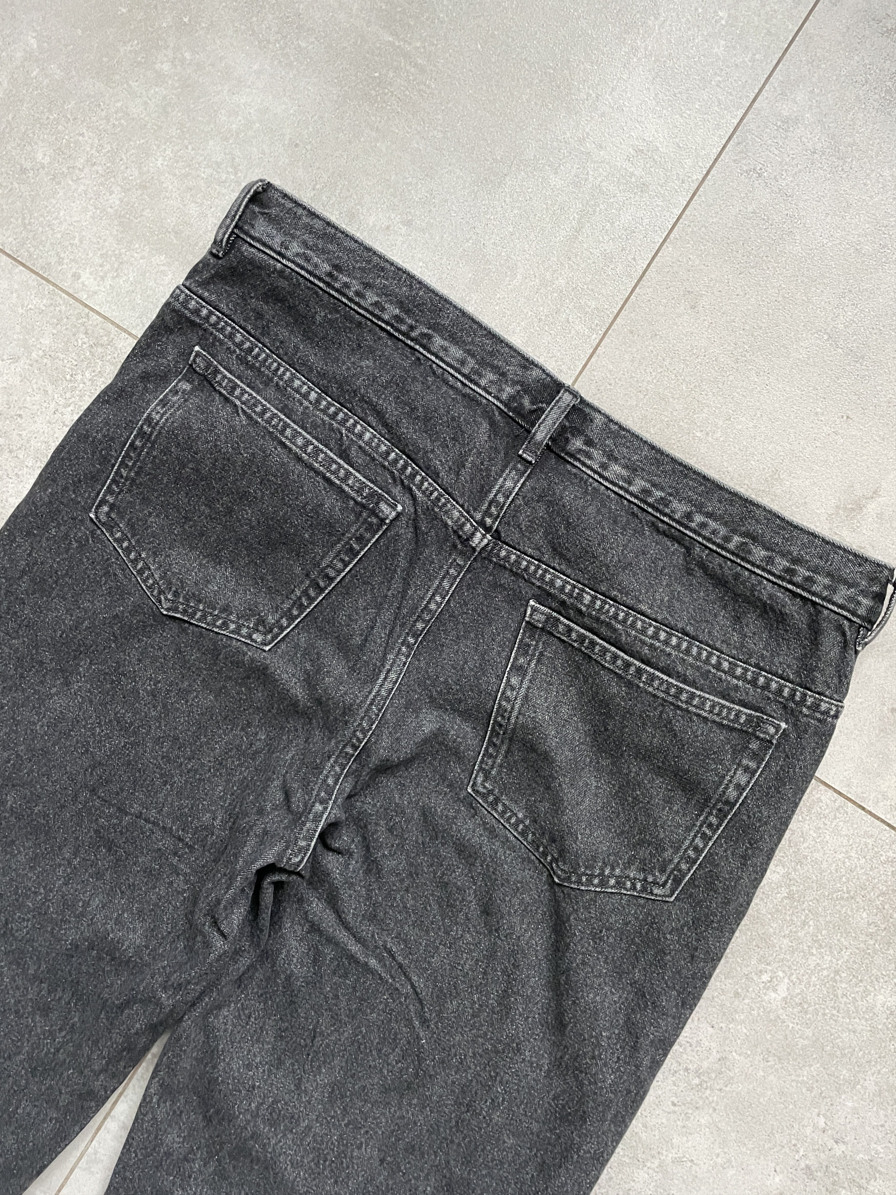 A.P.C. × Japanese Brand A.P.C APC JEAN FAIRFAX BLACK GREY STRAIGHT DENIM JEANS Size US 32 / EU 48 - 3 Thumbnail