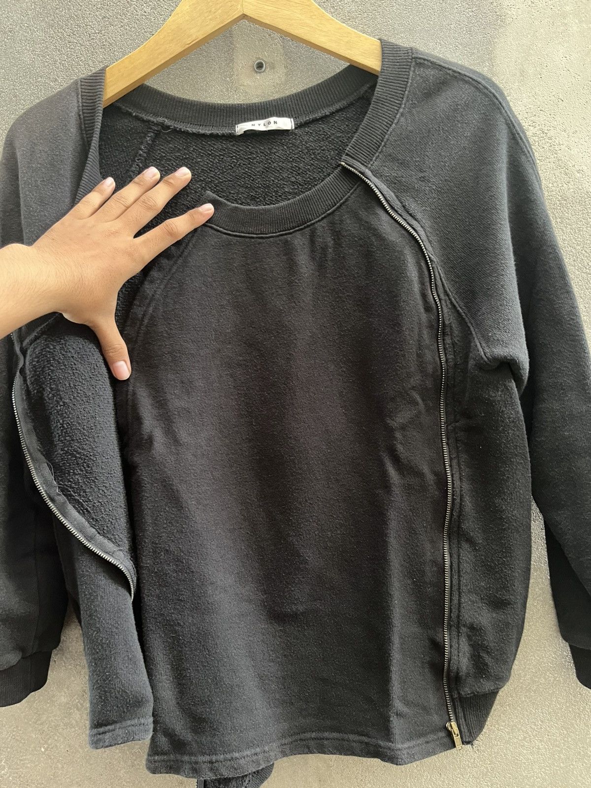 Beauty Beast × Japanese Brand × KMRii 2000s Nylon -Dark Aesthetic Gold Embroidery Eye Ghotic Style Size US M / EU 48-50 / 2 - 10 Thumbnail