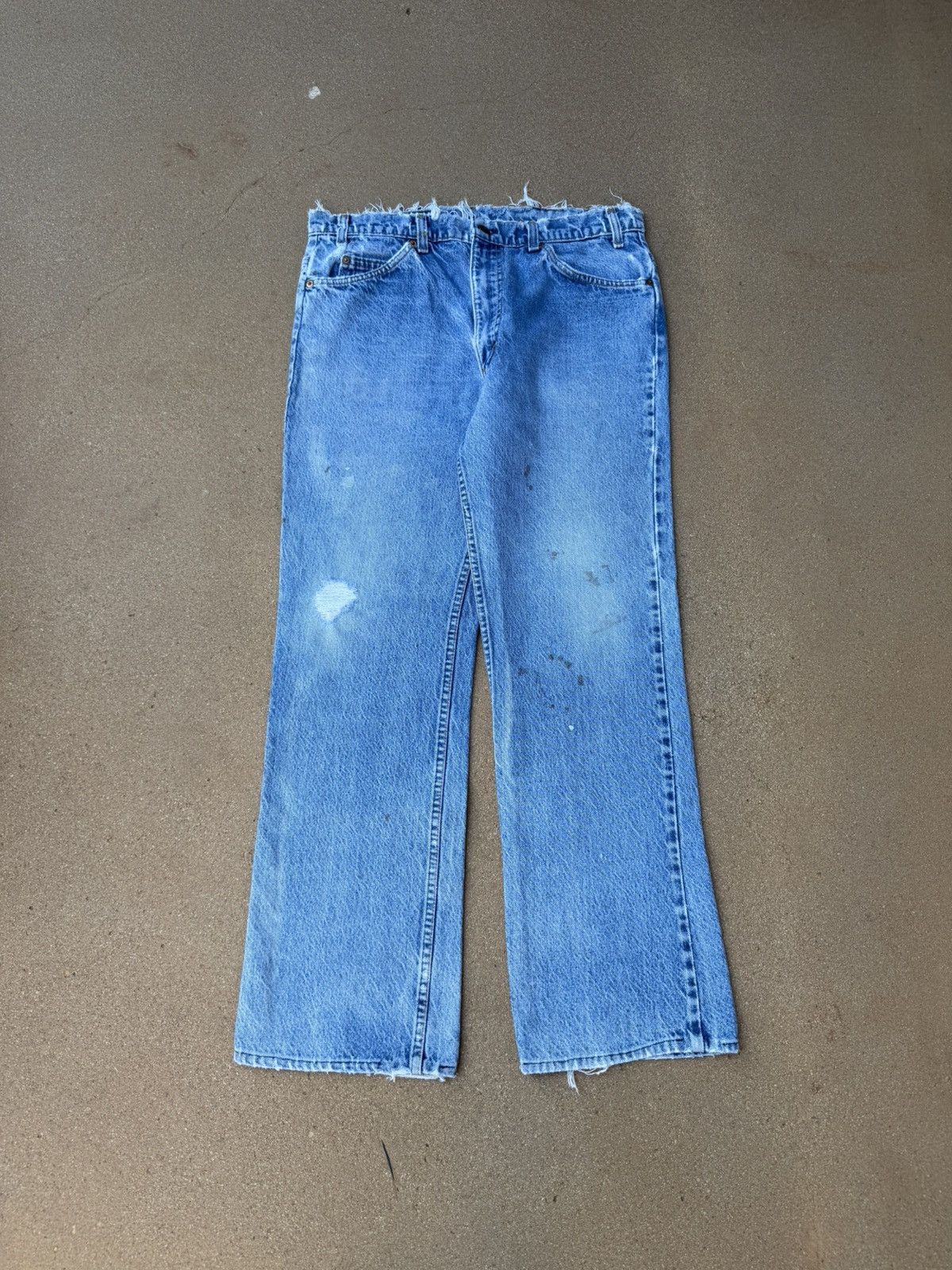 Levi's Vintage 90’s Levi’s 517 Red Tab Bootcut Flare Jeans 35x29 Size US 35 - 1 Thumbnail