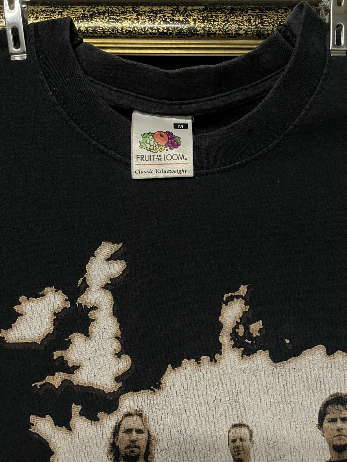Band Tees Vintage Original Nickelback The Long Road Tour Faded Tshirt Size US M / EU 48-50 / 2 - 9 Thumbnail