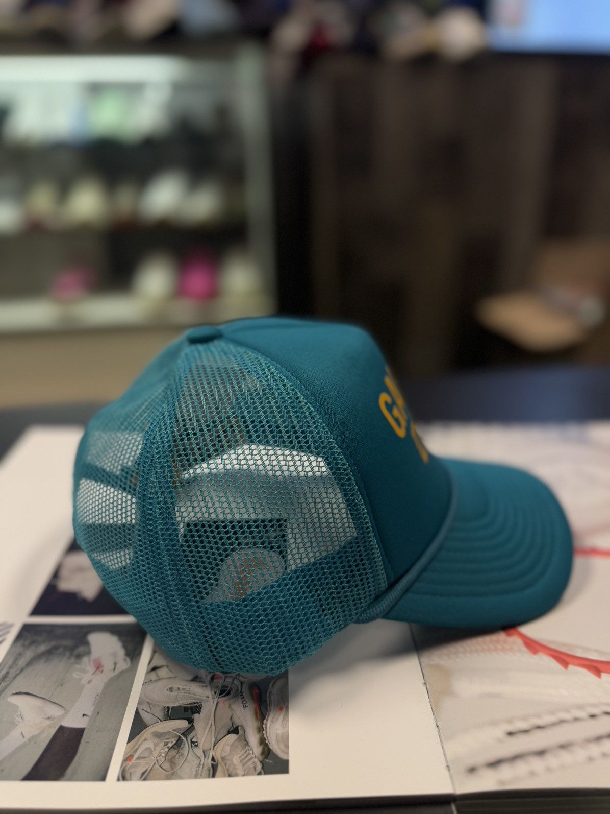 Gallery Dept. Gallery DEPT SnapBack Hat Blue Yellow Logo (NEW) Size ONE SIZE - 4 Thumbnail
