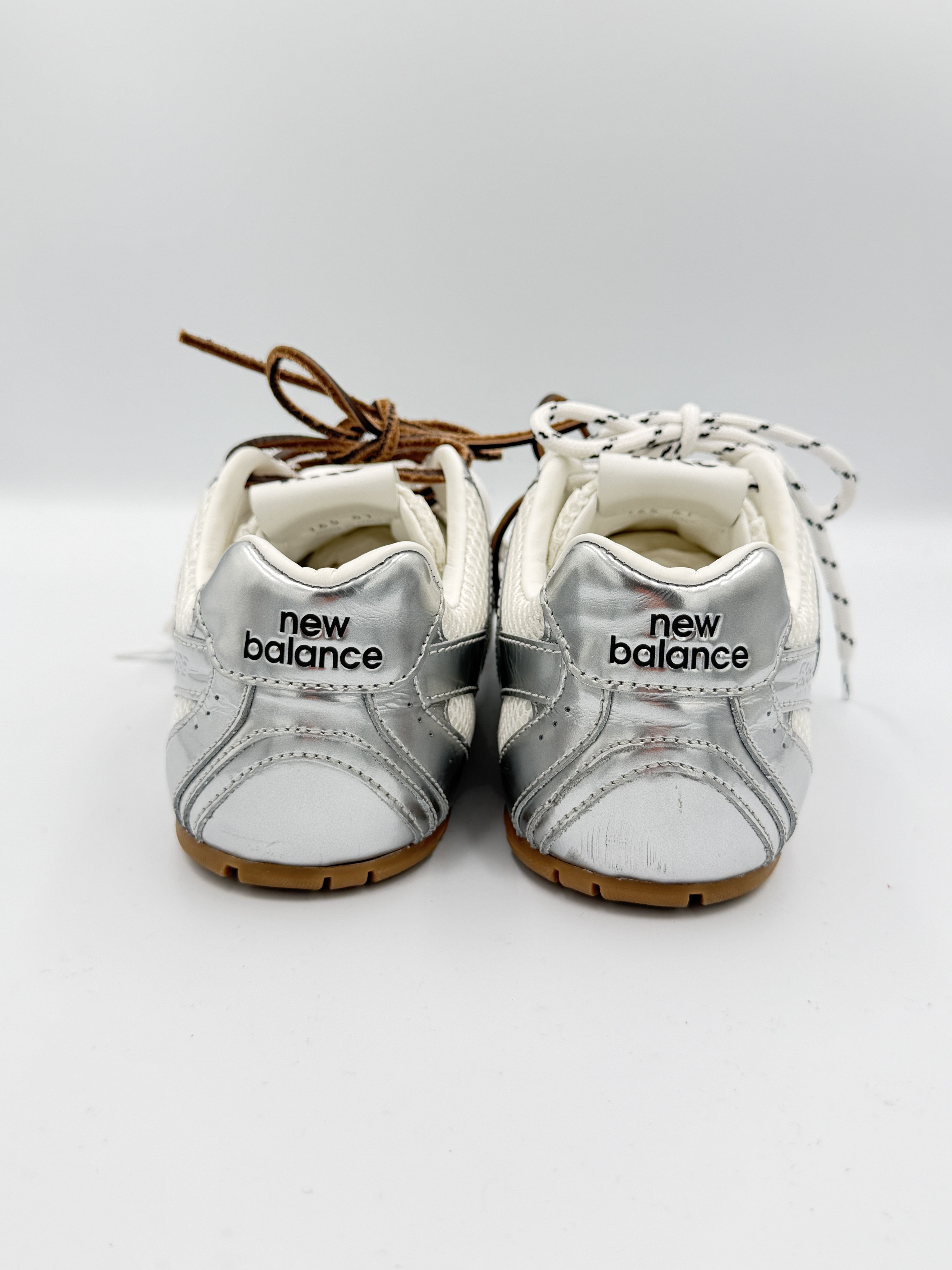 Miu Miu × New Balance Miu Miu New Balance 530 Metallic Silver Mesh Size US 8.5 / EU 41-42 - 3 Thumbnail