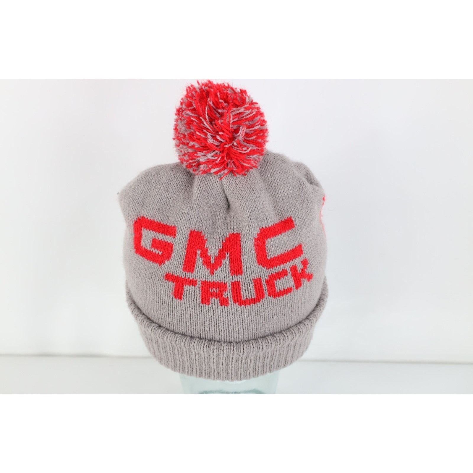 Vintage Vintage 80s 90s General Motors GMC Trucks Knit Winter Beanie Size ONE SIZE - 4 Thumbnail