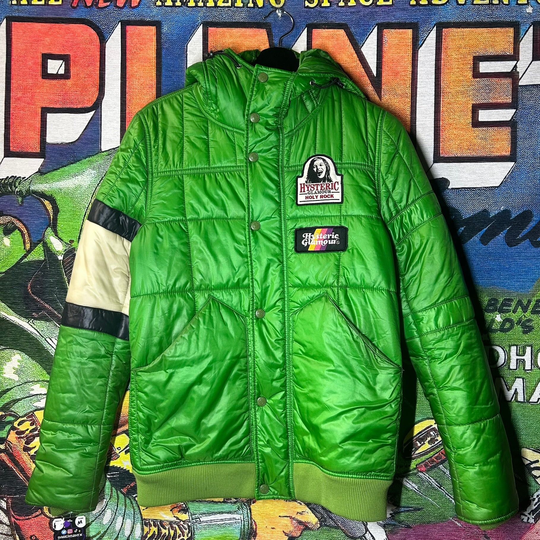 Hysteric Glamour Hysteric Glamour Patch Puffer Jacket Size