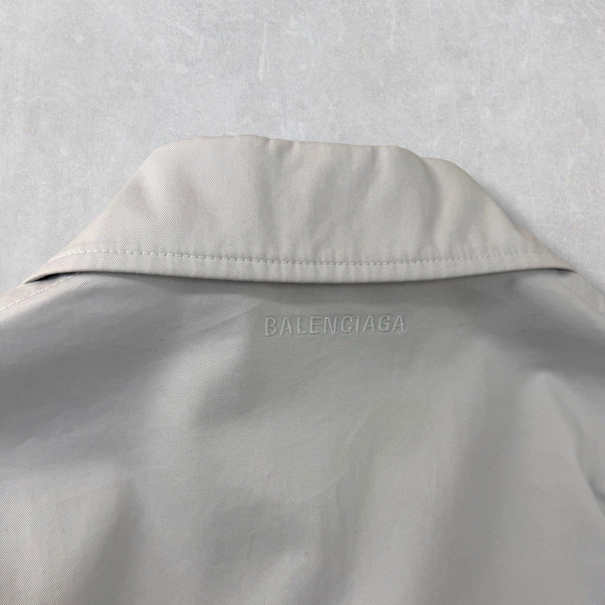 Balenciaga Balenciaga Grey Trench Coat 48 (M) Size US M / EU 48-50 / 2 - 4 Thumbnail