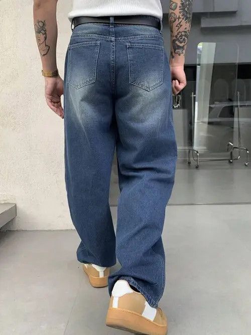 Japanese Brand × Vintage Baggy Spider DIstressed Jeans Street Size US 32 / EU 48 - 3 Thumbnail