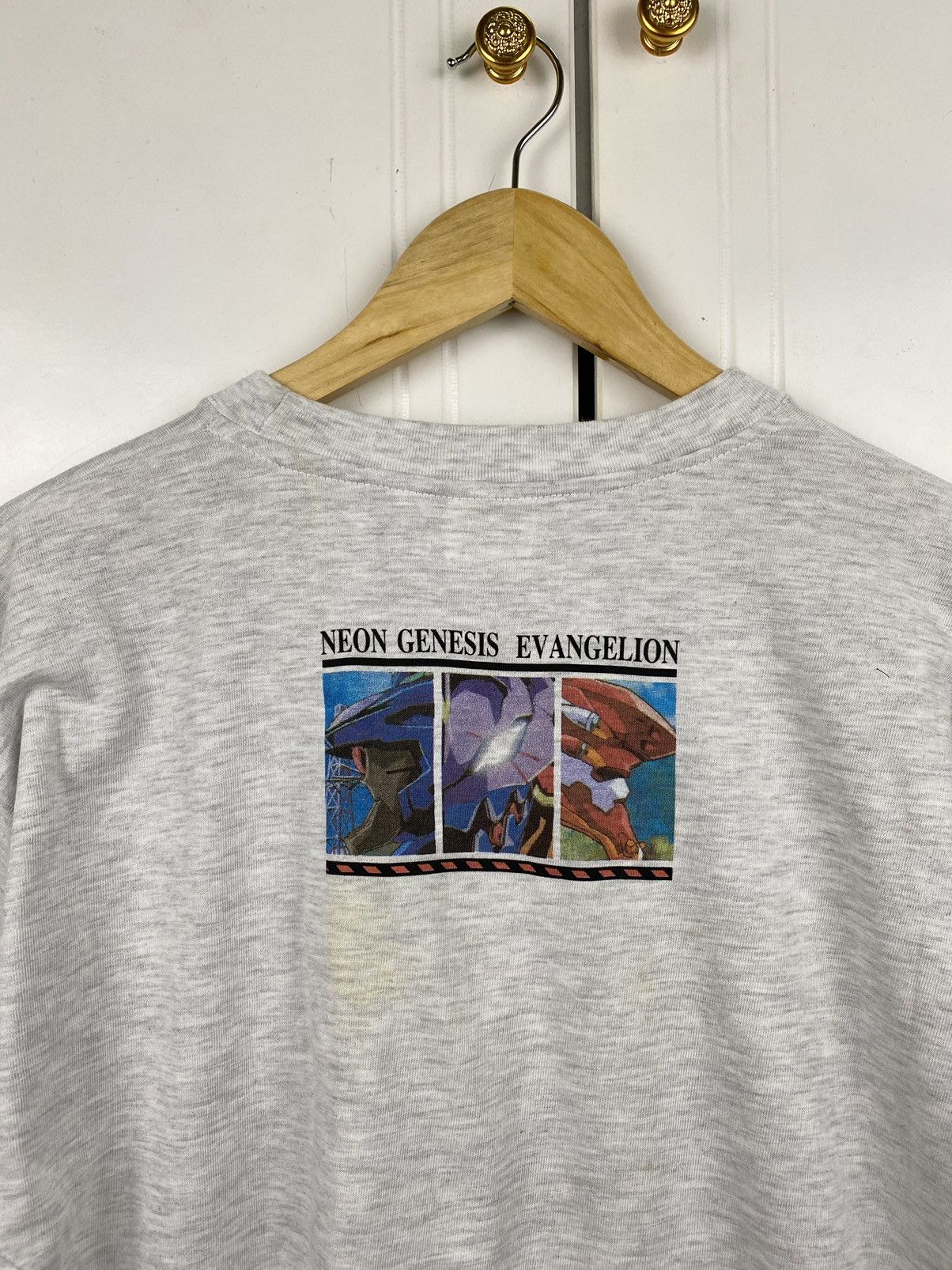 Anime × Japanese Brand × Vintage Vintage 90s Evangelion Promo Sega Tee Size US M / EU 48-50 / 2 - 4 Thumbnail
