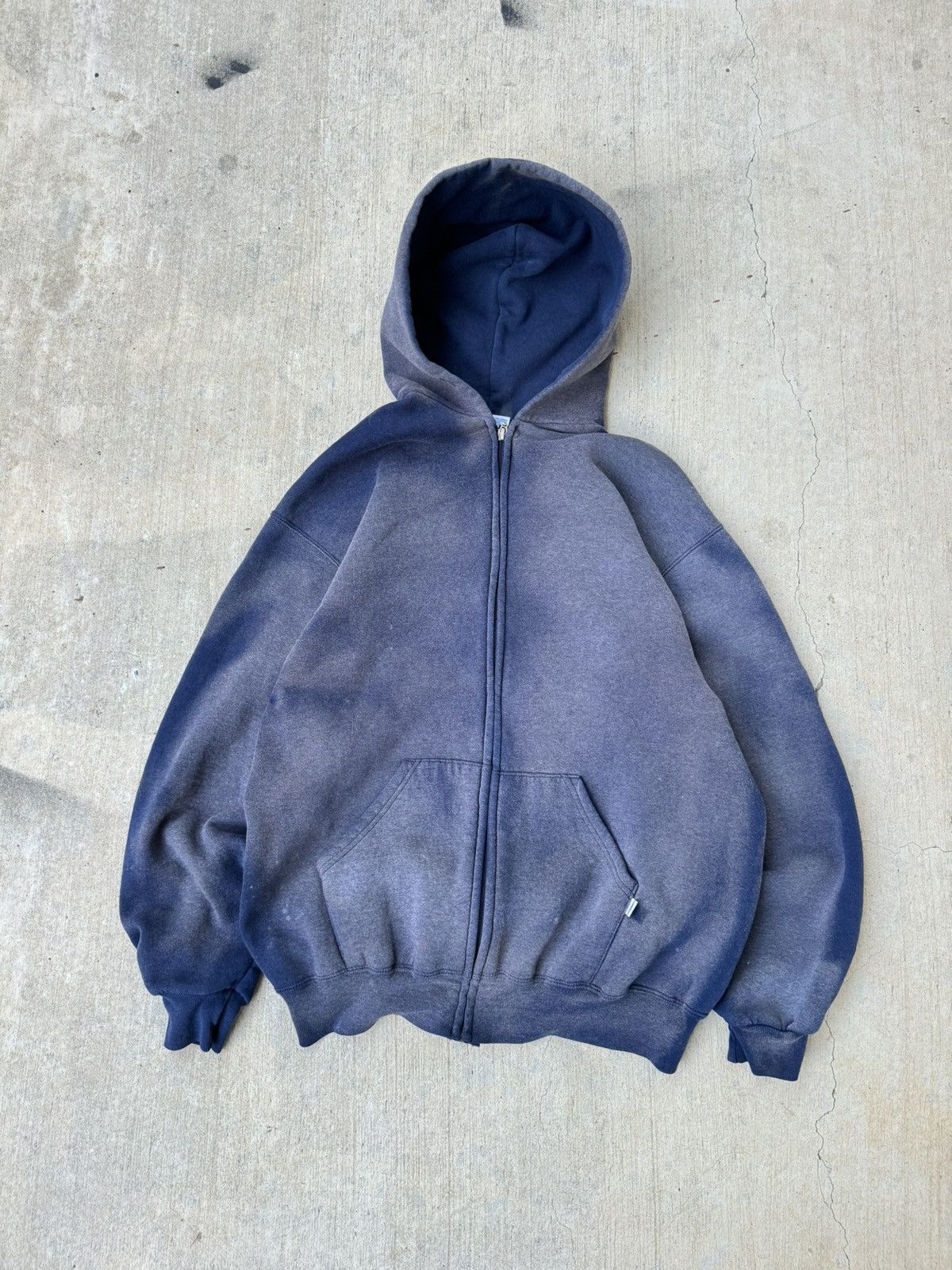 Vintage 90s Russell athletic blank hoodie - Main Image