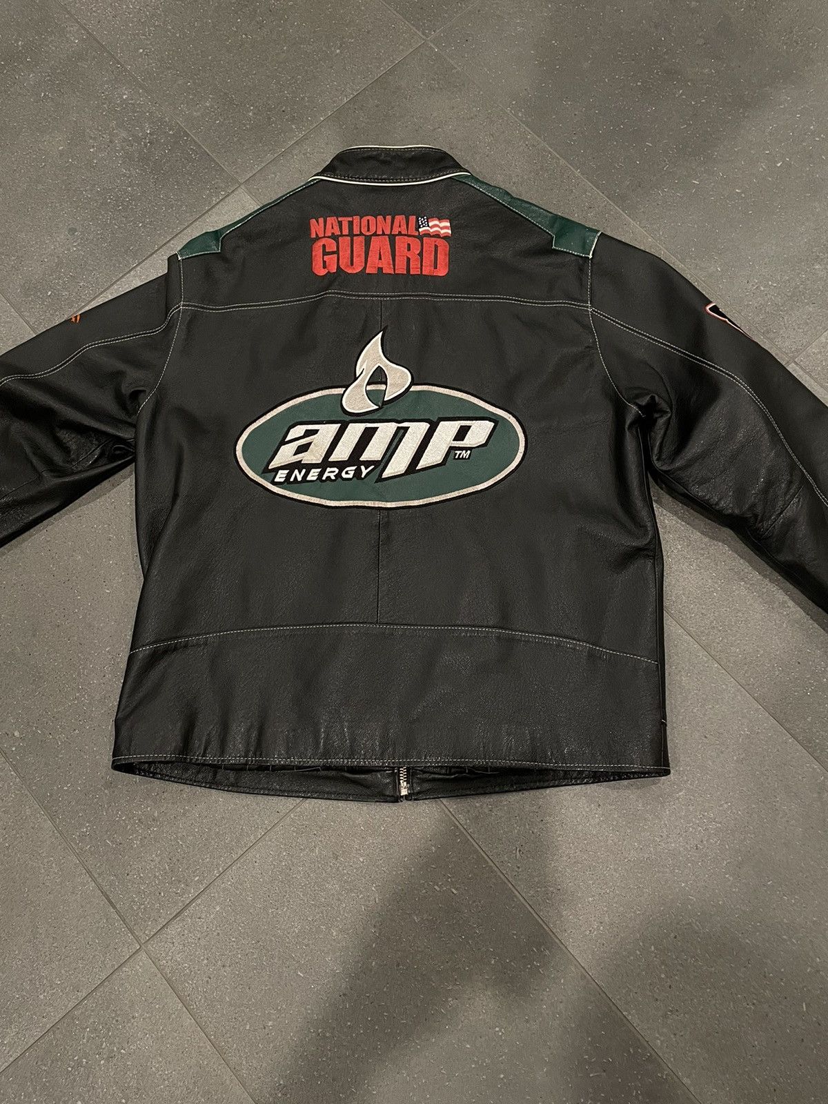 NASCAR Dale Earnhardt jr. leather jacket. Size US M / EU 48-50 / 2 - 10 Thumbnail