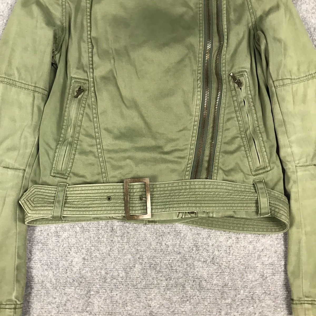 If Six Was Nine × Japanese Brand × Le Grande Bleu (L.G.B.) G.O.A JAPAN GREEN MILITARY CROPPED JACKET Size US XS / EU 42 / 0 - 3 Thumbnail