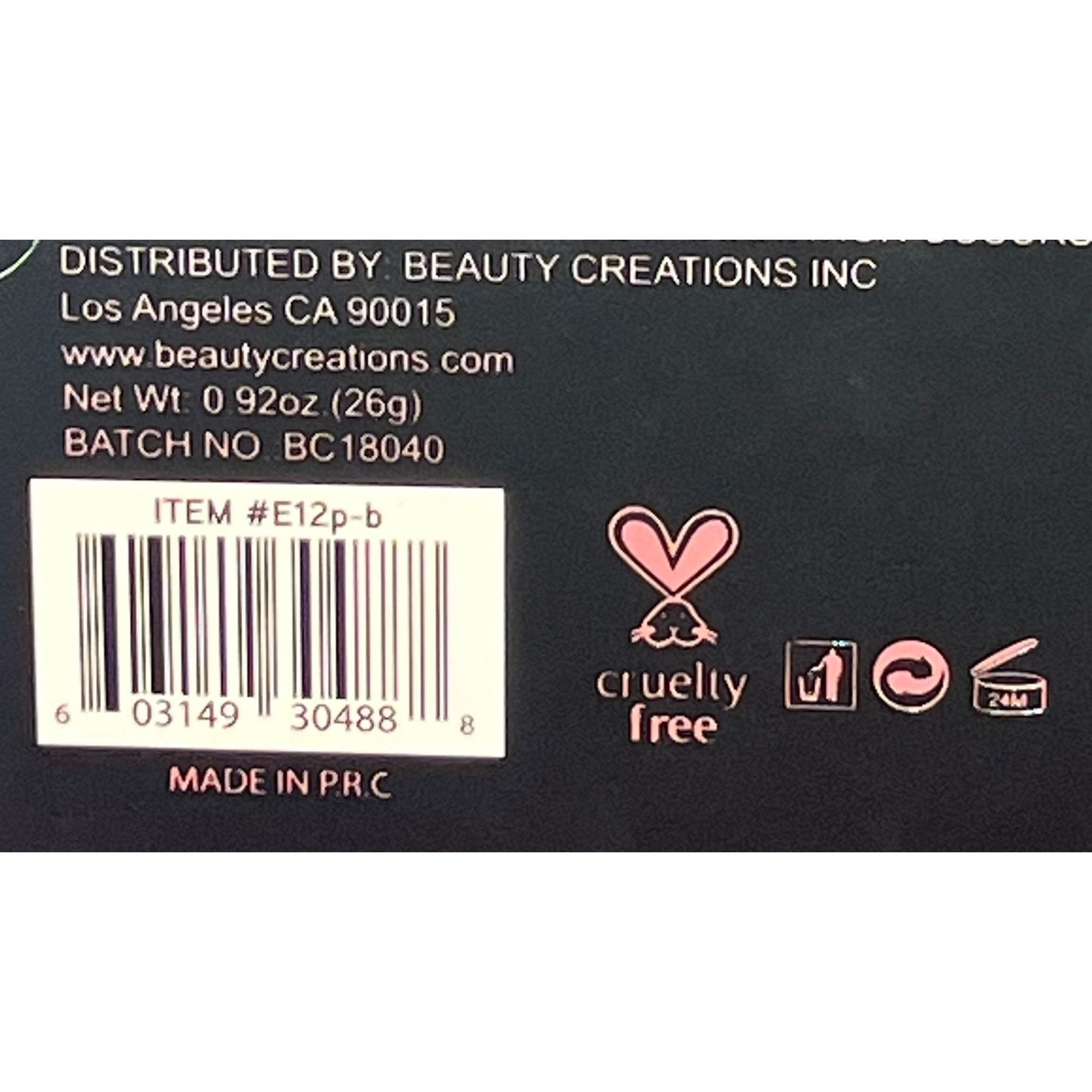 Other Beauty Creations - Mini-Pro Palette Vol 2 - Matte and Shimme Size ONE SIZE - 11 Thumbnail