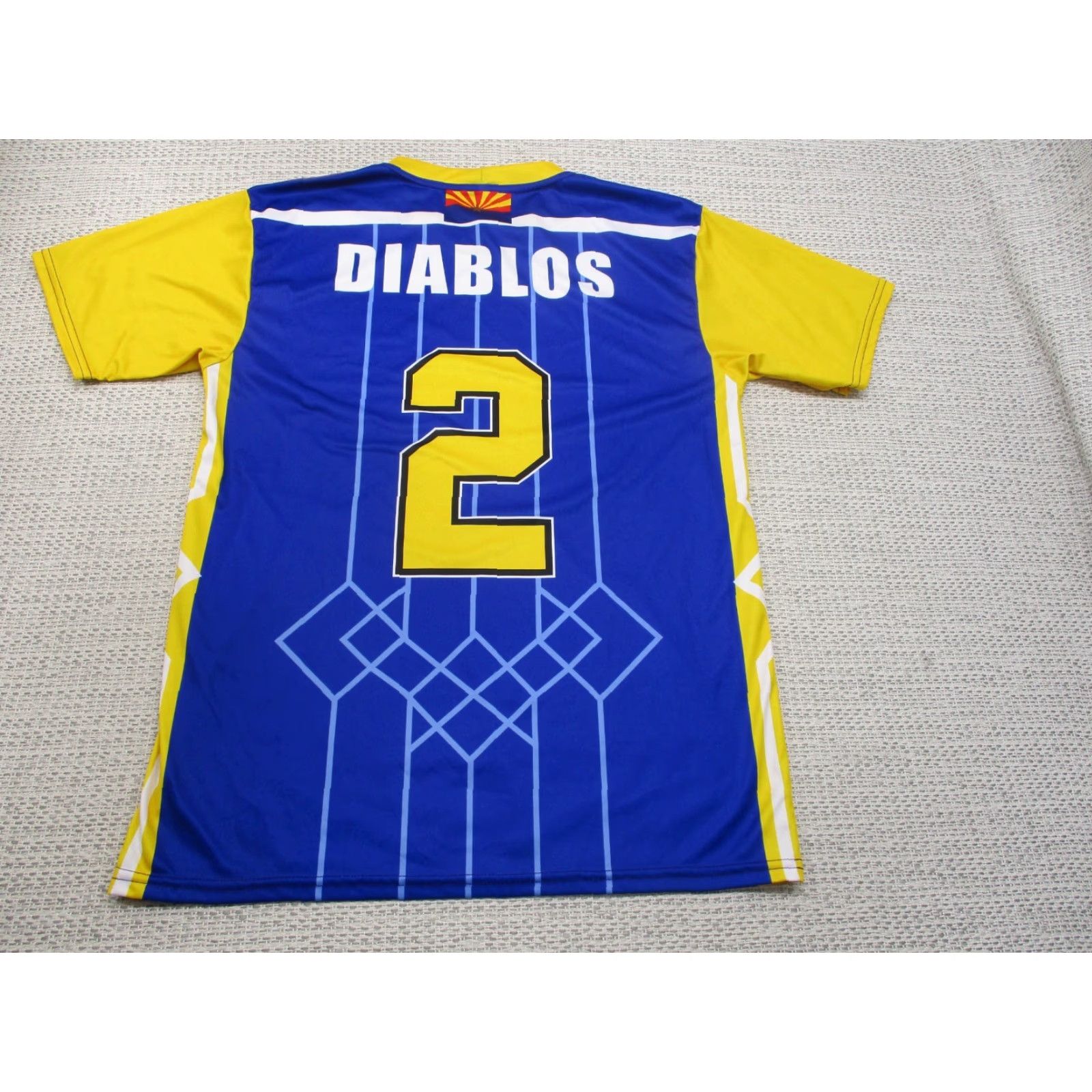 Fruit Of The Loom Voodoo Custon Shirt Mens L Short Sleeve Logo Knit Cotton Blue Kobe Bryant 8 24 Lakers Bar 90s Vintage? Size US L / EU 52-54 / 3 - 7 Thumbnail