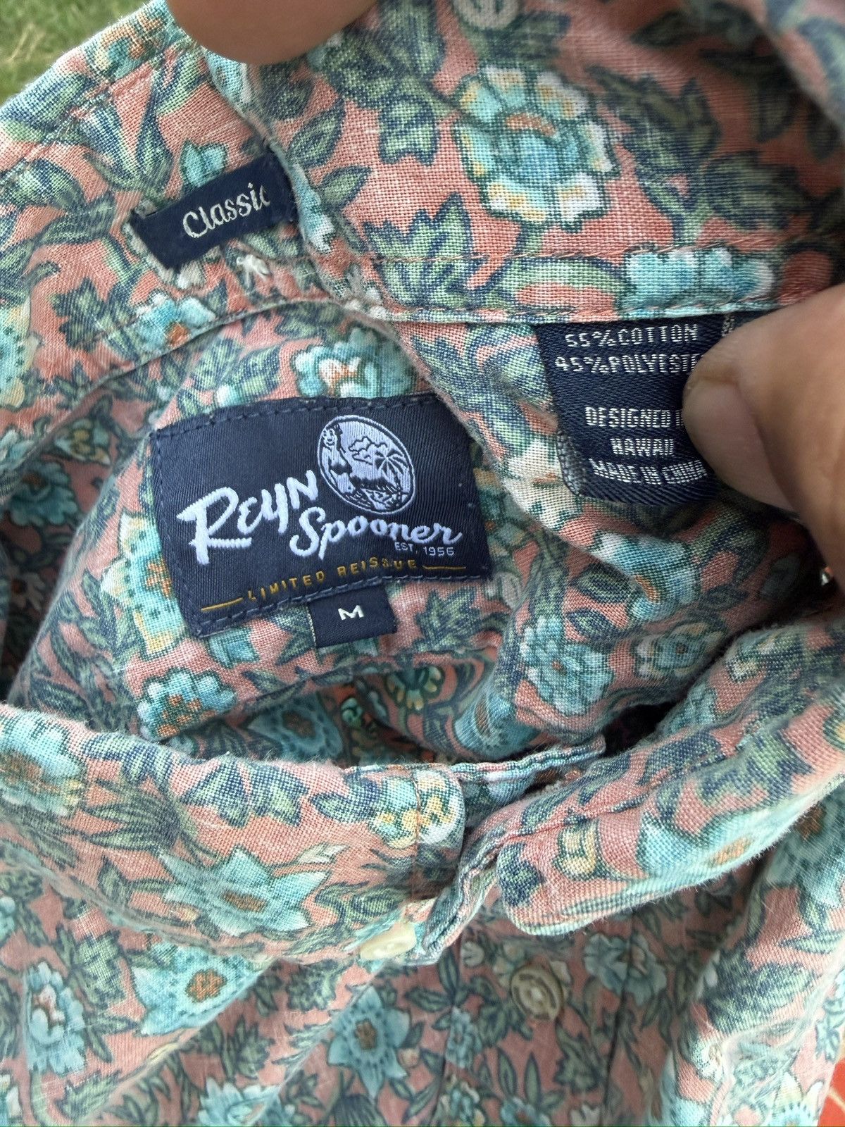 Reyn Spooner PreOwned Reyn Spooner Multicolored Hawaiian Print Men's M Size US M / EU 48-50 / 2 - 4 Thumbnail