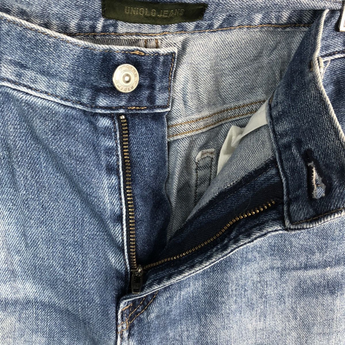Japanese Brand DL Uniqlo Jeans Distressed Denim Pants #C150 Size US 34 / EU 50 - 13 Thumbnail