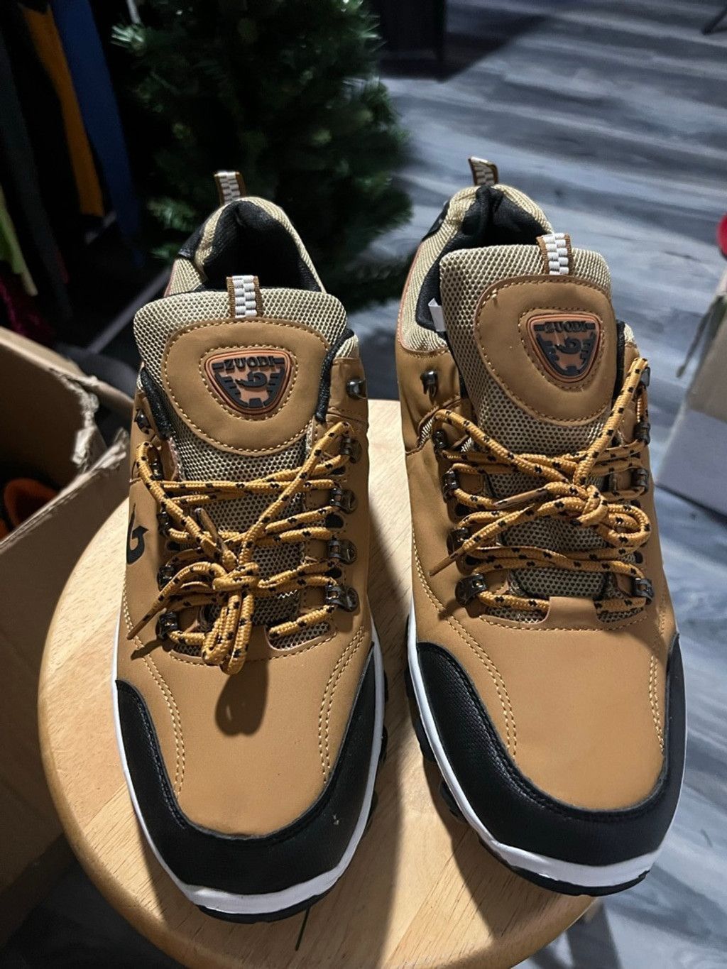 The Unbranded Brand Men's Unbranded Athletic Shoes Brown Black Size 10 Size US 10 / EU 43 - 2 Thumbnail