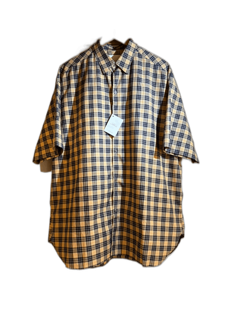 Studio Nicholson studio nicholson wide check short sleeve Size US S / EU 44-46 / 1 - 1 Thumbnail