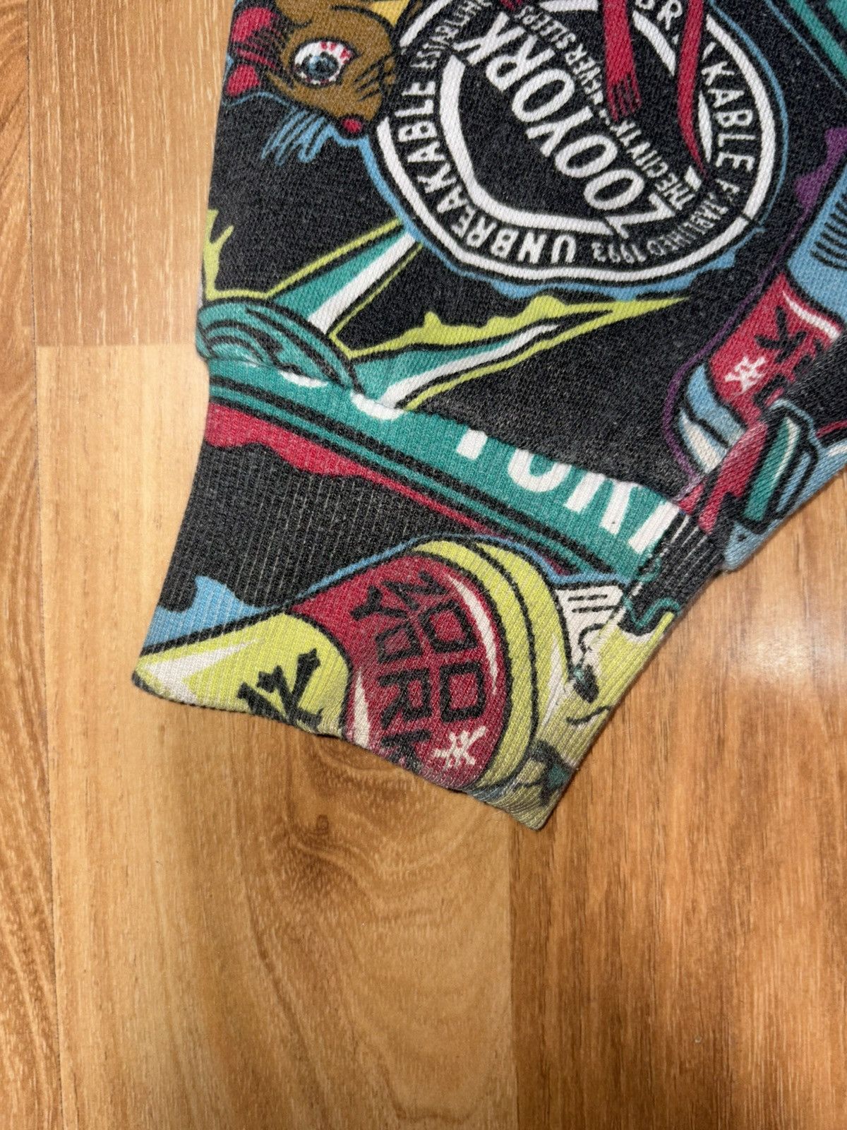 Zoo York Vintage Zoo York AOP Graffiti Hoodie Cyber-Y2K Skate Size M Size US M / EU 48-50 / 2 - 4 Thumbnail