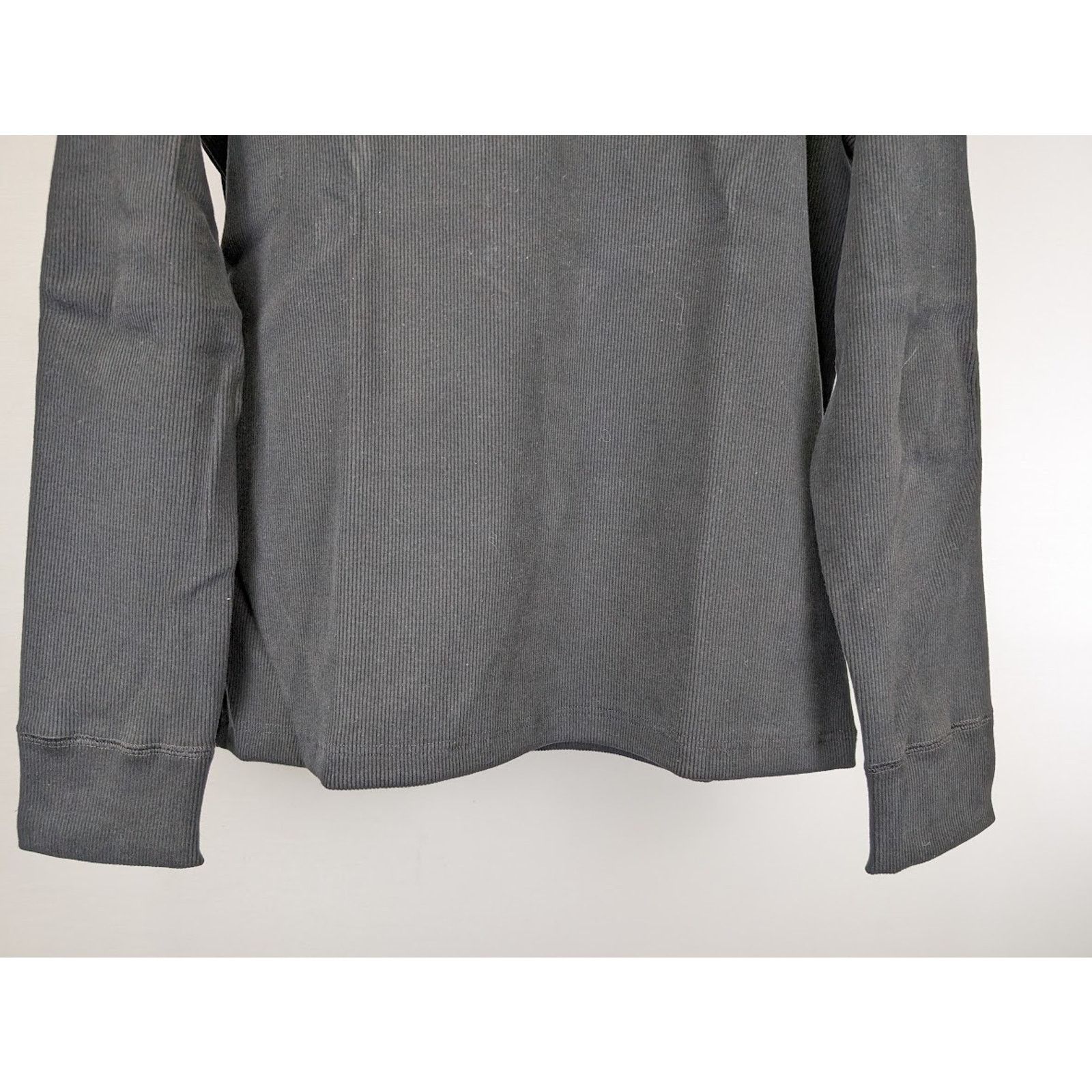 o1rshd1 Ribbed Jersey Stretch E. Long Sleeves Shirt in Black