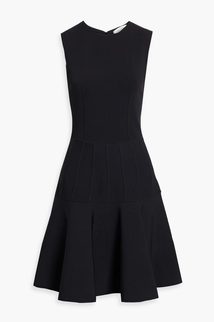 Valentino o1y0326 Mini Dress in Black Size L / US 10 / IT 46 - 1 Thumbnail