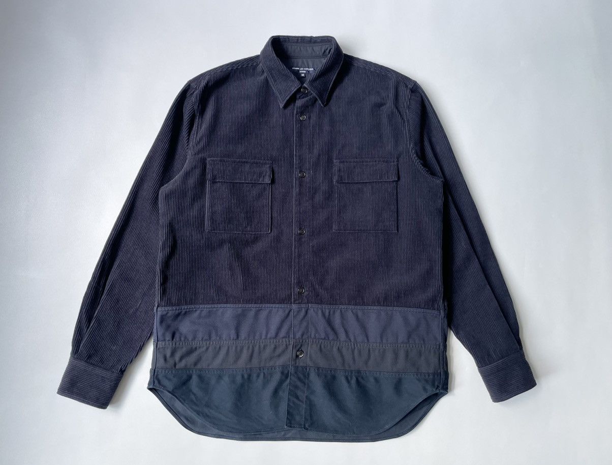 A/W 21 Panelled Corduroy Over Shirt
