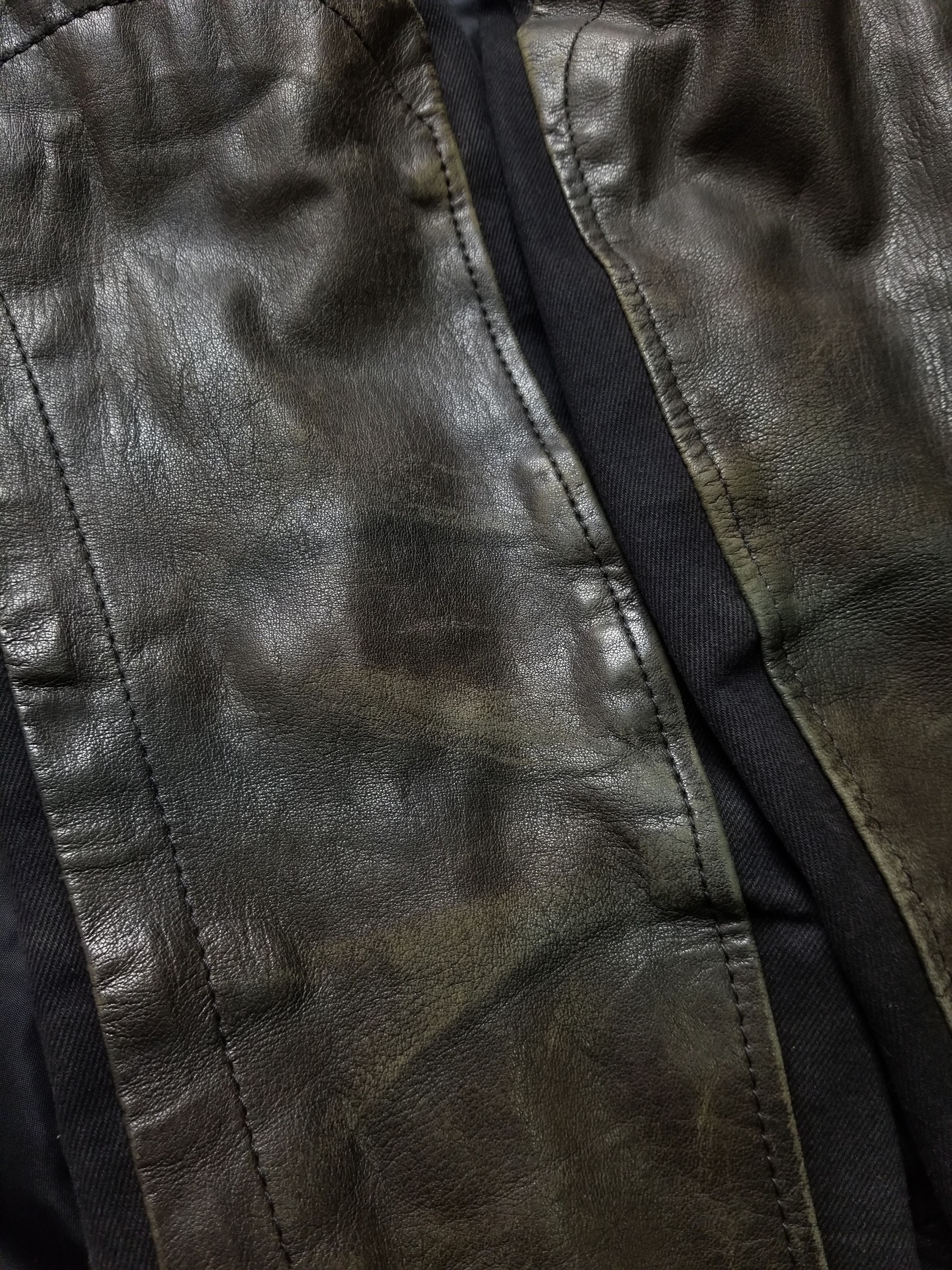 Diesel Diesel L-Madara Sheepskin Leather Biker Motorcycle Jacket Size US M / EU 48-50 / 2 - 10 Thumbnail