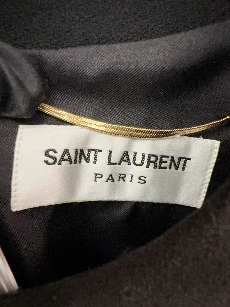 Saint Laurent Paris Saint Laurent Paris Black Short Sleeve Dress Size S / US 4 / IT 40 - 3 Thumbnail