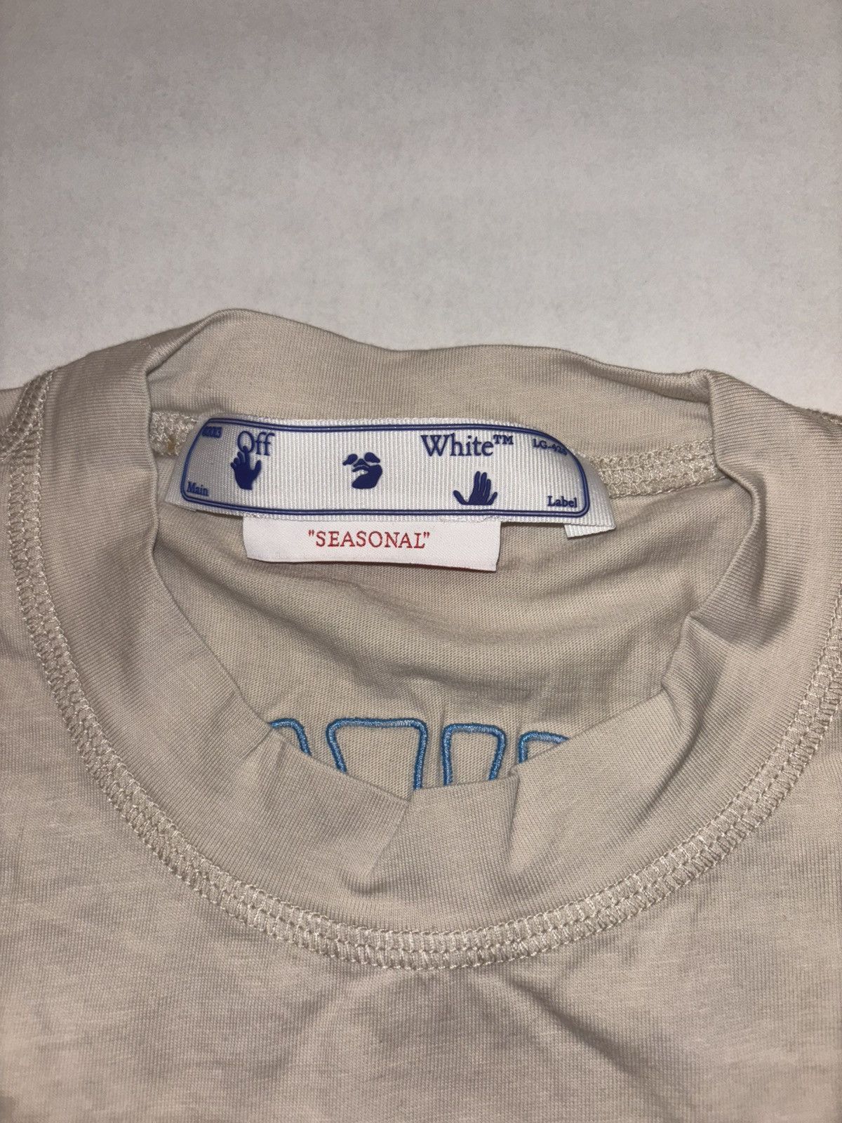 Off-White Off-White Beige Graphic Crop Size S / US 4 / IT 40 - 4 Thumbnail