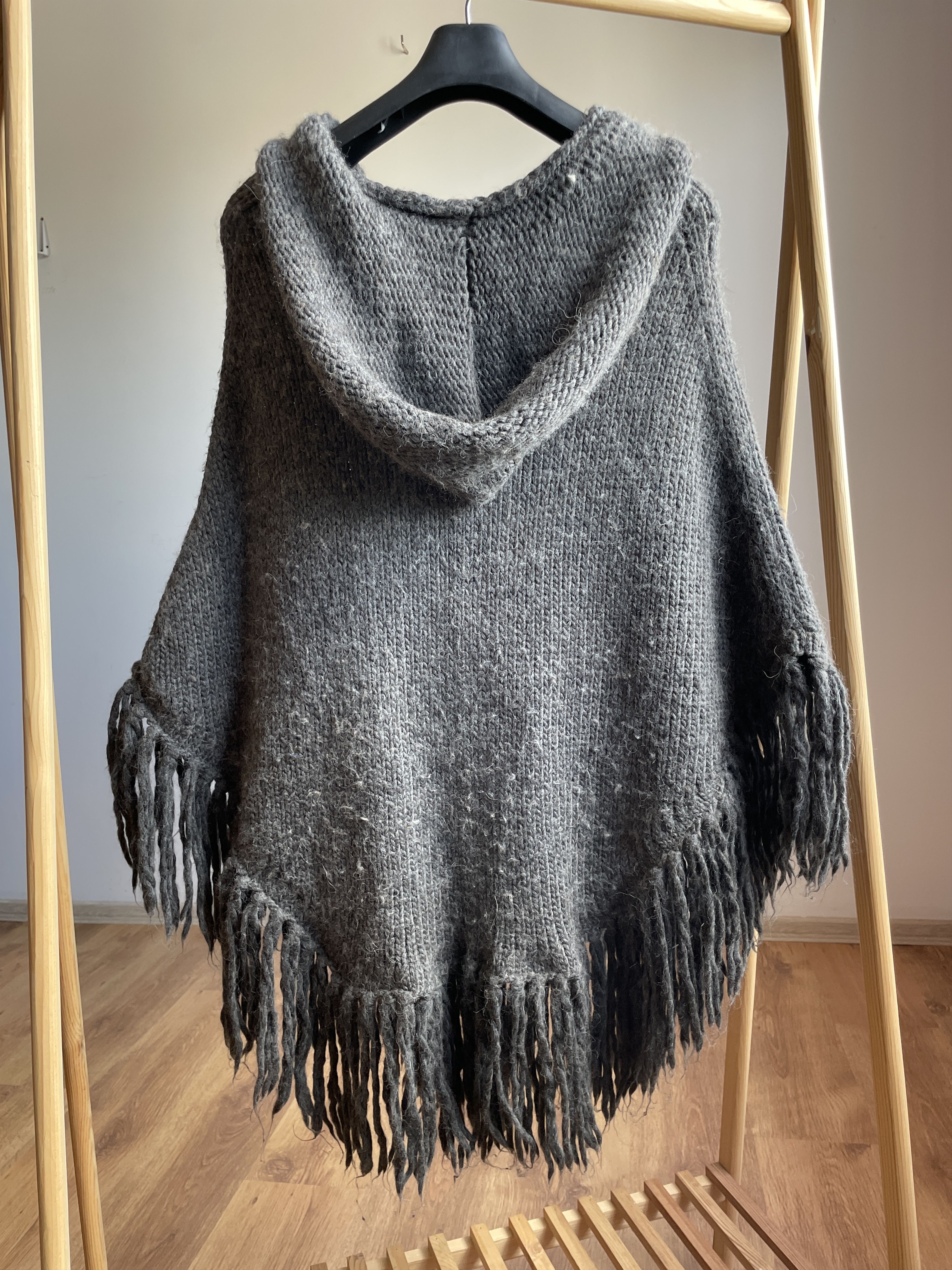Other Toast Womens Merino Wool Alpaca Blend Hooded Poncho Size ONE SIZE - 2 Thumbnail