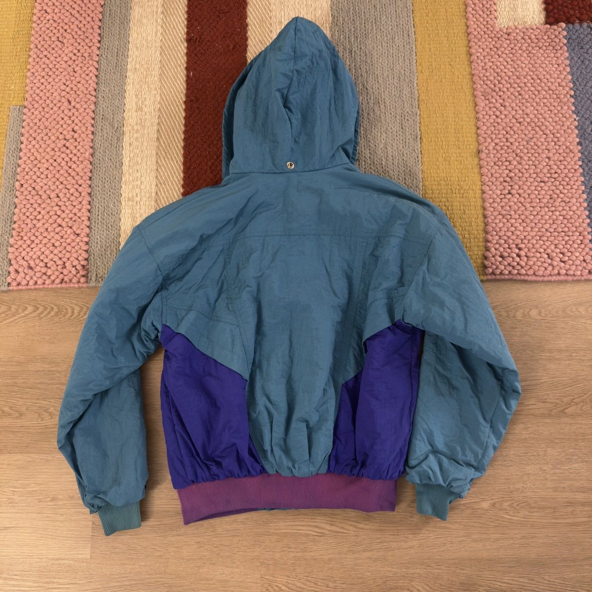 Nike Nike Vintage Zip Up Goose Down Puffer Jacket Aqua Berry Size US S / EU 44-46 / 1 - 2 Thumbnail