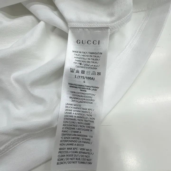 Gucci Gucci Gucci Lido Logo Print Short Sleeve T-Shirt -2506 Size US L / EU 52-54 / 3 - 3 Thumbnail