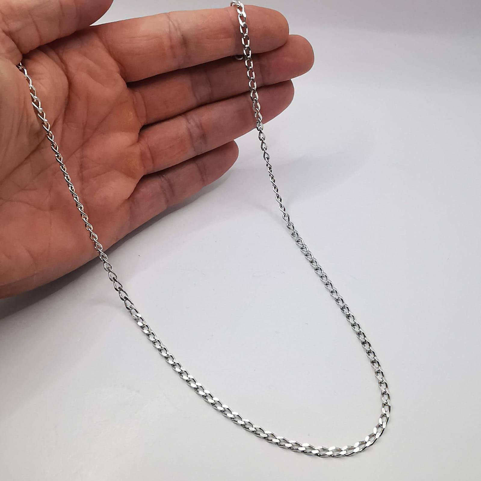 Sterling Silver Vintage Chain,925 Sterling Silver,Signed ,Handmade 11,41g Size ONE SIZE - 4 Thumbnail