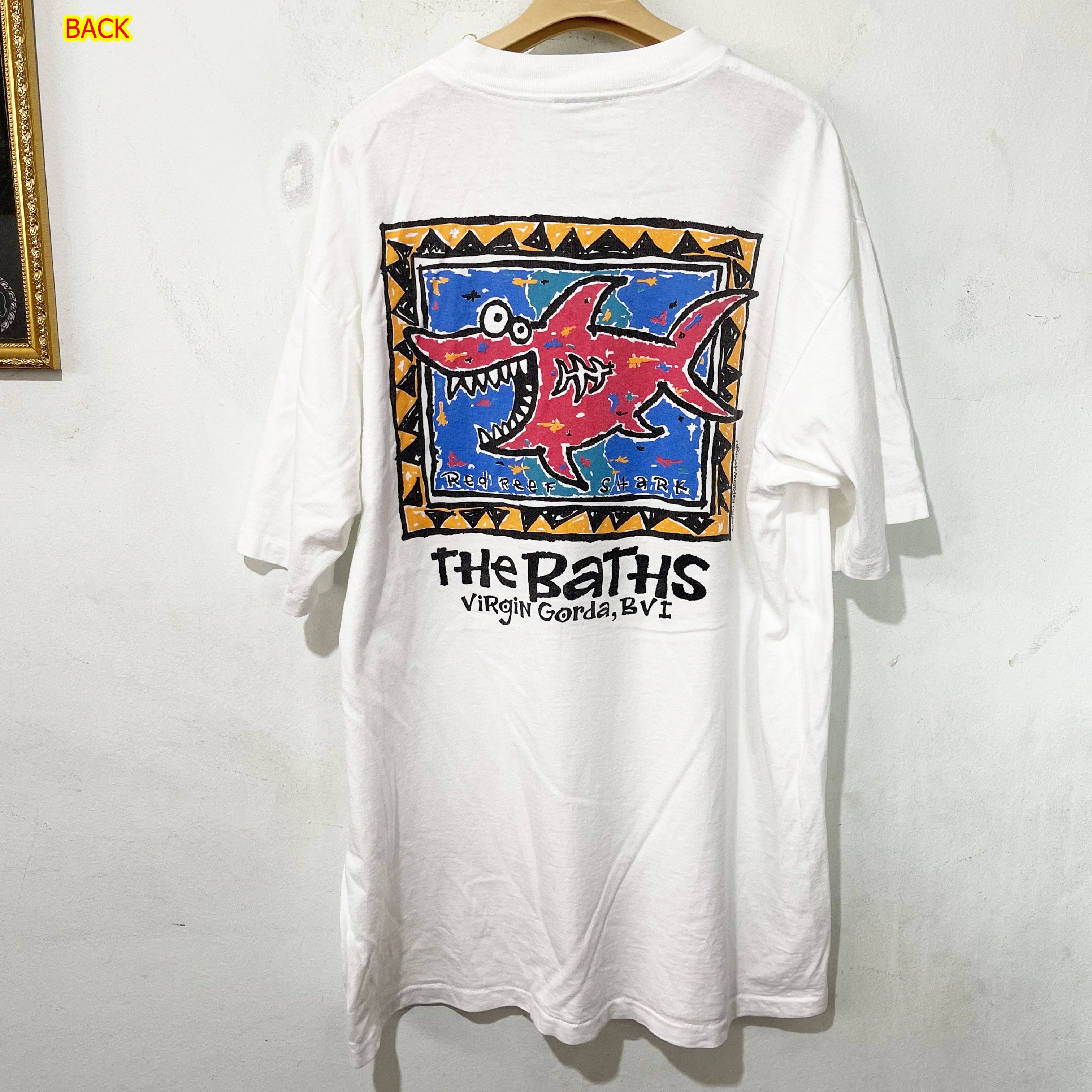 Vintage Vintage 1995 The Baths T-Shirt Size US XL / EU 56 / 4 - 1 Thumbnail