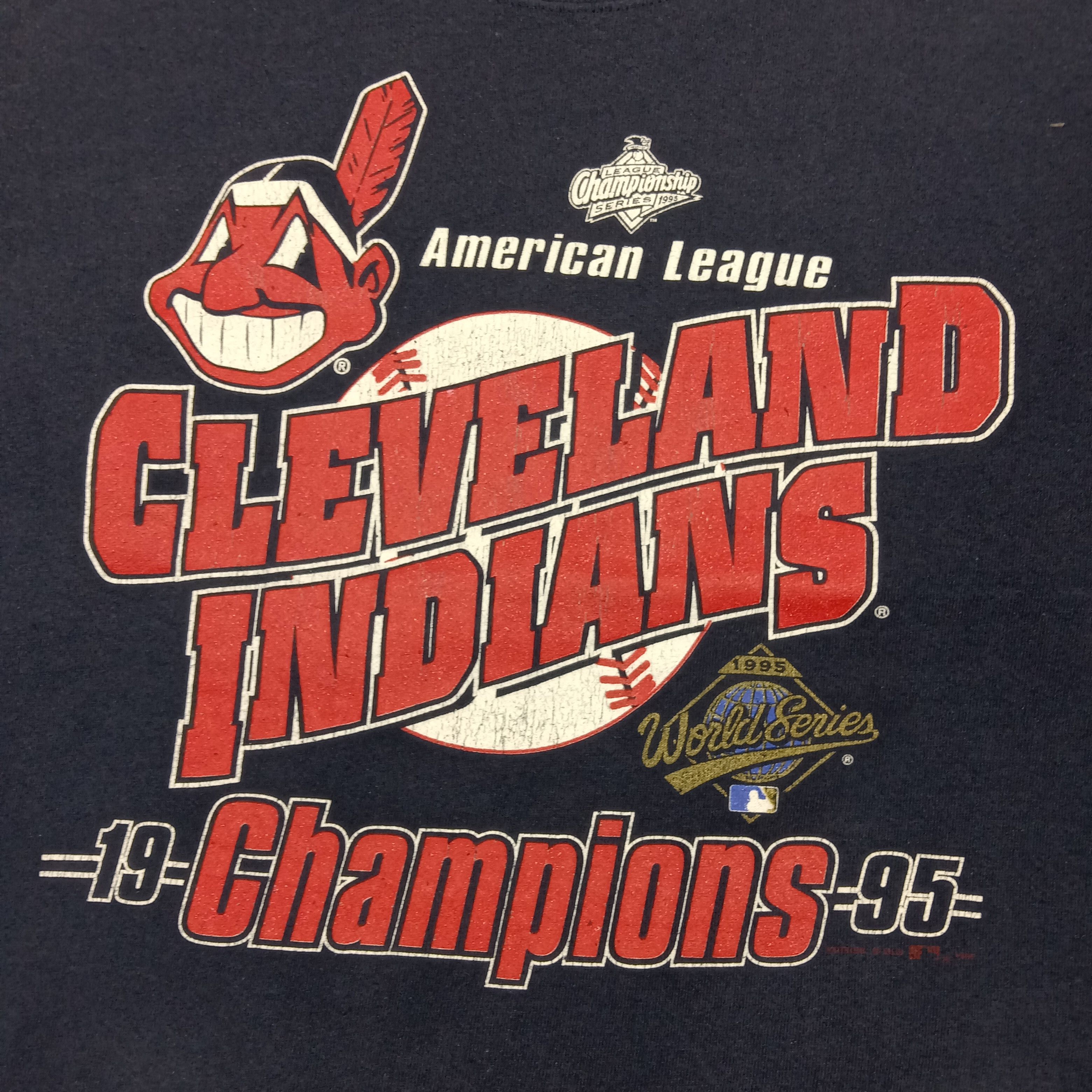 Lee 90's Cleveland Indians World Football Sweatshirt C287N12 Size US L / EU 52-54 / 3 - 2 Thumbnail