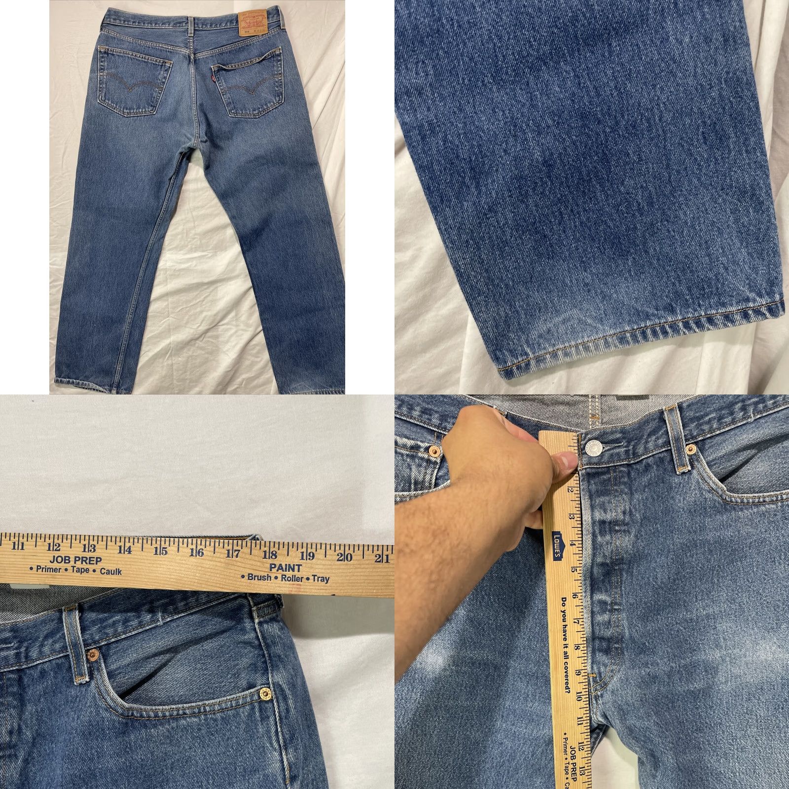 Levi's VINTAGE Levi's 501 Jeans Mens 38x30 Denim Pants Button Fly Red Tab Y2K Size US 38 / EU 54 - 9 Thumbnail