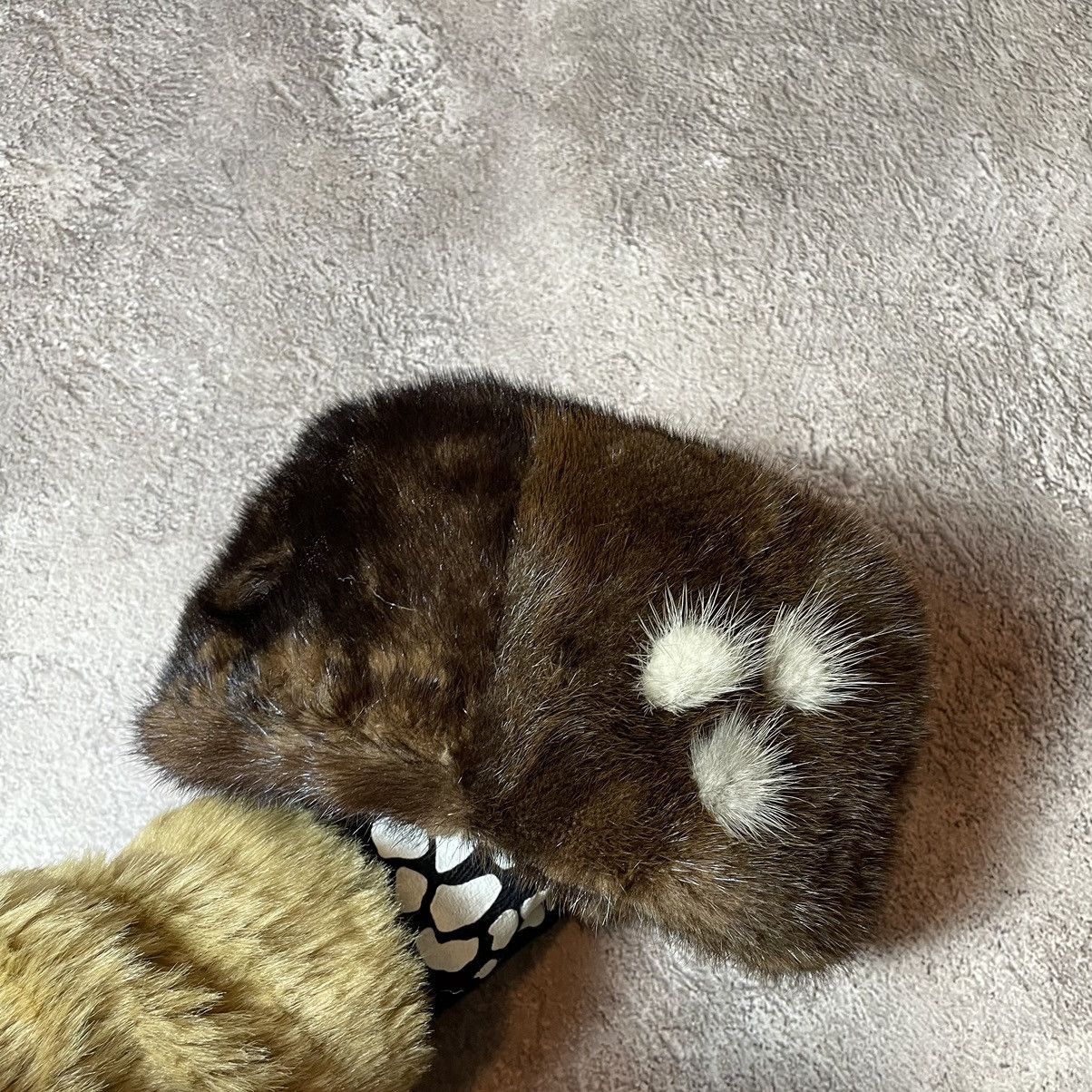 Vintage Vintage 90s Skeleton Hand Beanie Grunge Alt Streetwear OS Size ONE SIZE - 4 Thumbnail