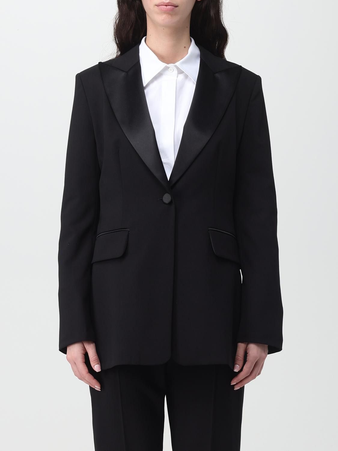 Max Mara Max Mara Jacket Woman Black Size S / US 4 / IT 40 - 1 Thumbnail