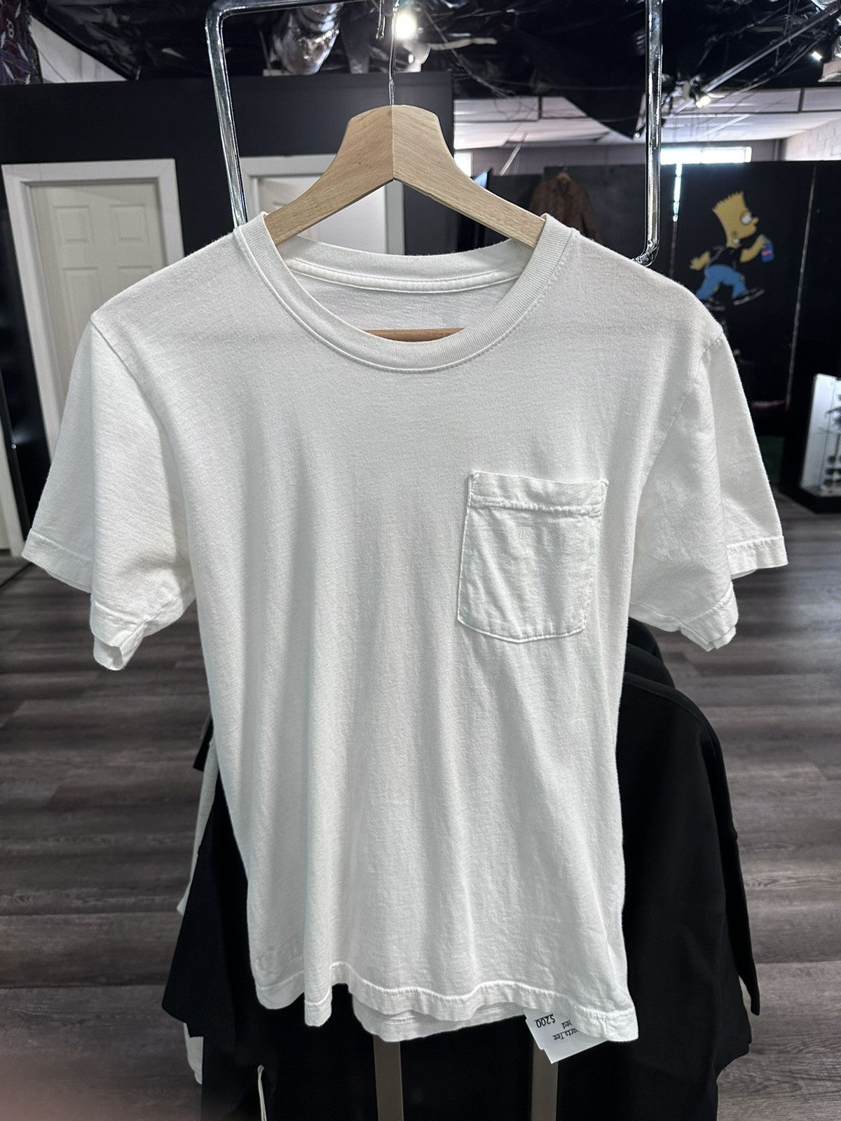 image of Chrome Hearts Chrome Dagger Tee in White, Men's (Size Small)