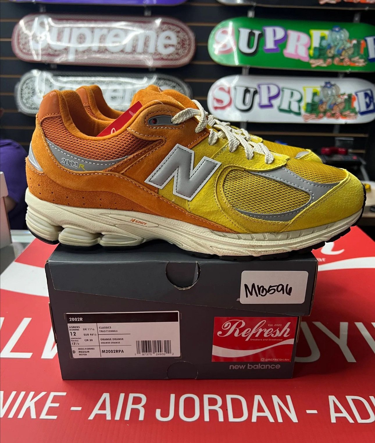 Nike NB2002R Orange/Yellow Size 12 Size US 12 / EU 45 - 1 Thumbnail