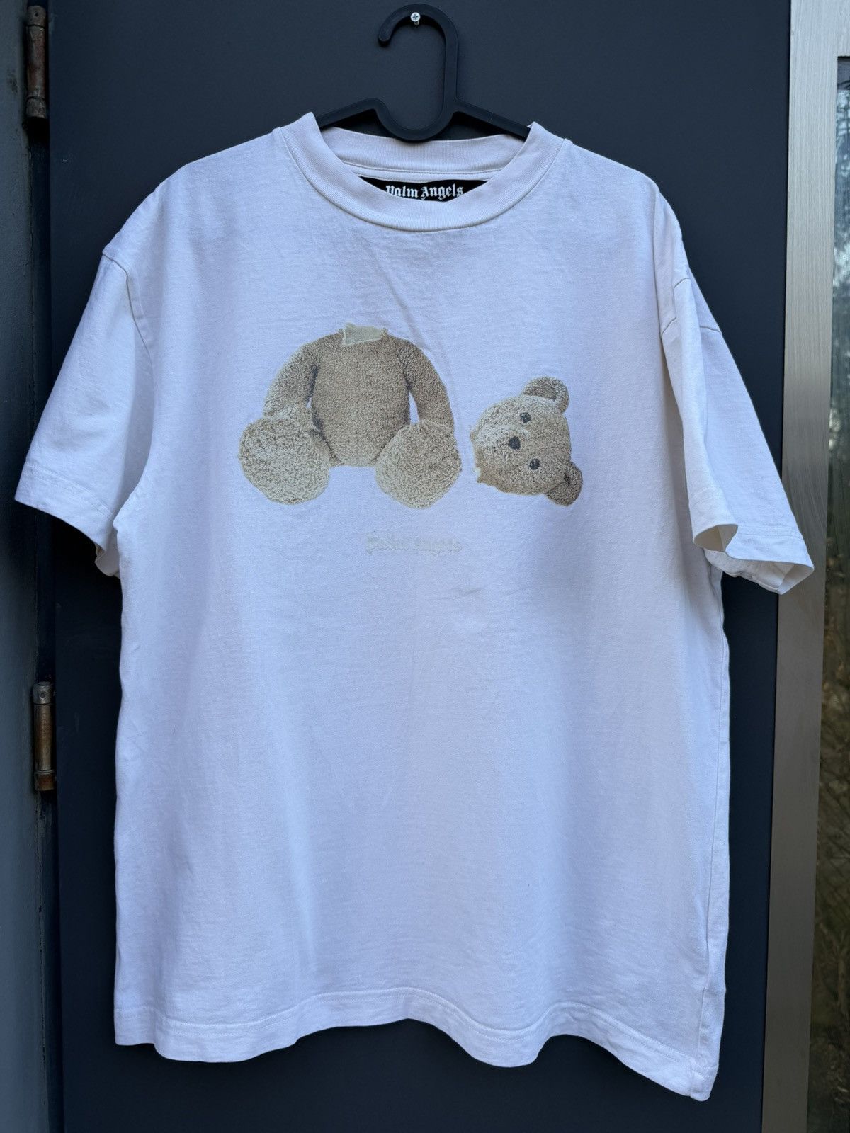 Palm Angels Palm Angels Teddy Bear Butter/Beige Tshirt FW22 Size US L / EU 52-54 / 3 - 1 Thumbnail
