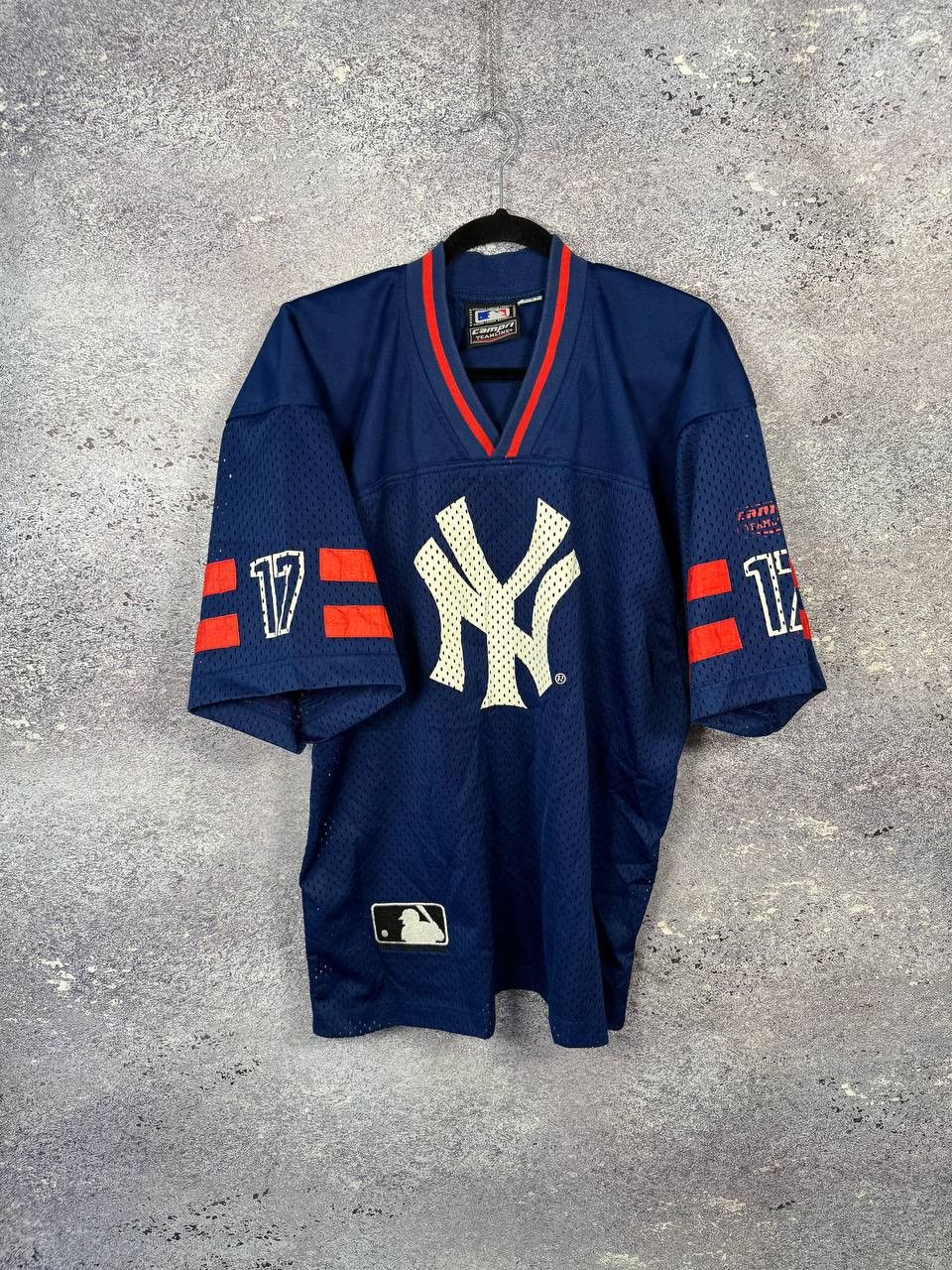 NFL × New York Yankees 90's New York Yankees Campri Vintage Baseball Jersey Size US M / EU 48-50 / 2 - 1 Thumbnail