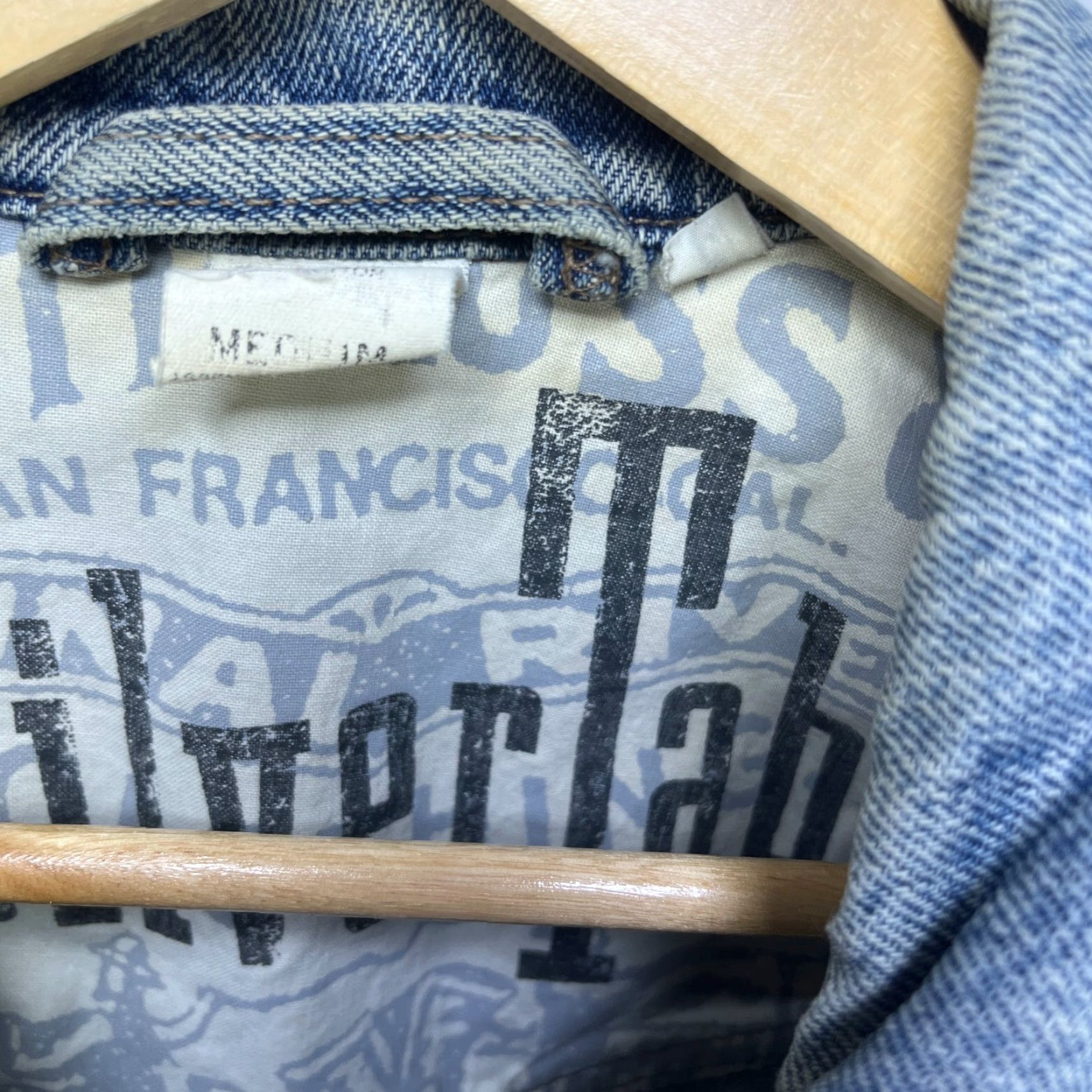 Levi's VINTAGE Levi's Denim Vest Jacket M Blue 90s Levis Silver Tab Men Shirt Size US M / EU 48-50 / 2 - 6 Thumbnail