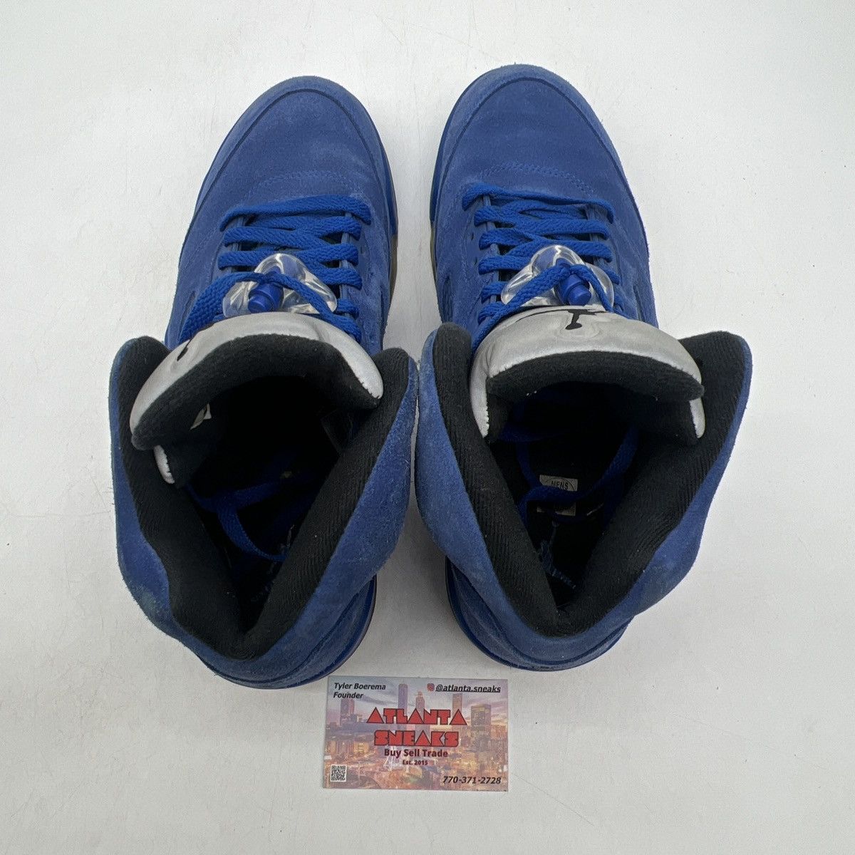 Jordan Brand Air Jordan 5 blue suede Size US 11 / EU 44 - 6 Thumbnail
