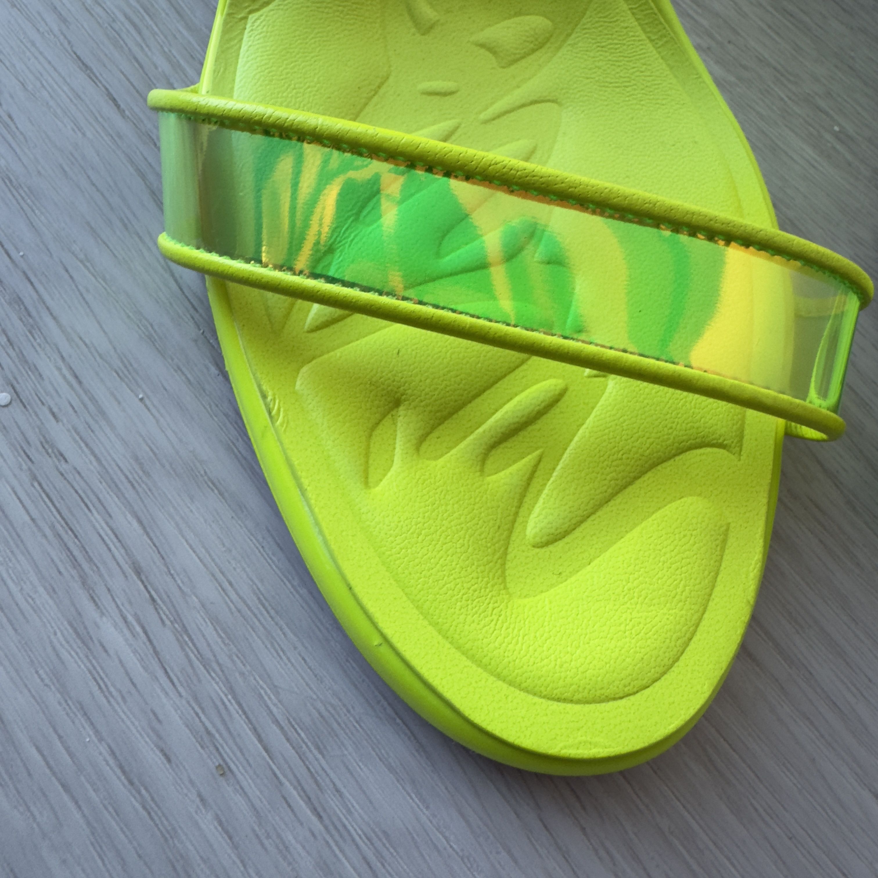 Christian Louboutin Christian Louboutin: Just Loubi 85 Neon Green Heels Size US 6.5 / IT 36.5 - 2 Thumbnail