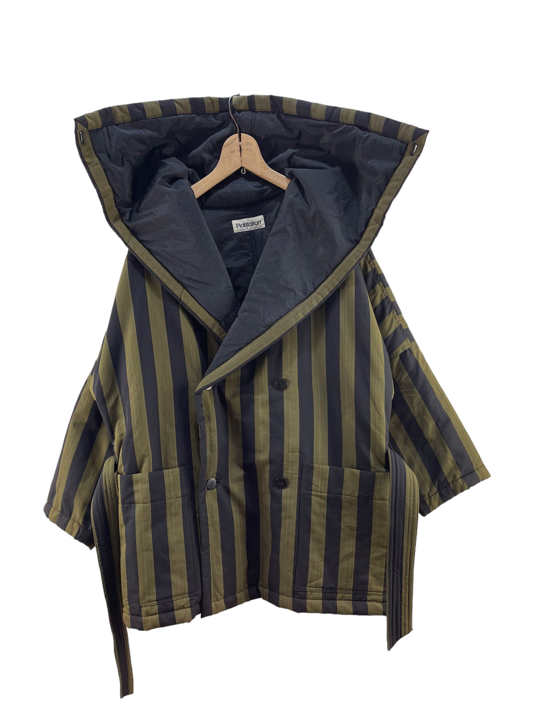 Issey Miyake Plantation shaggy hooded coat