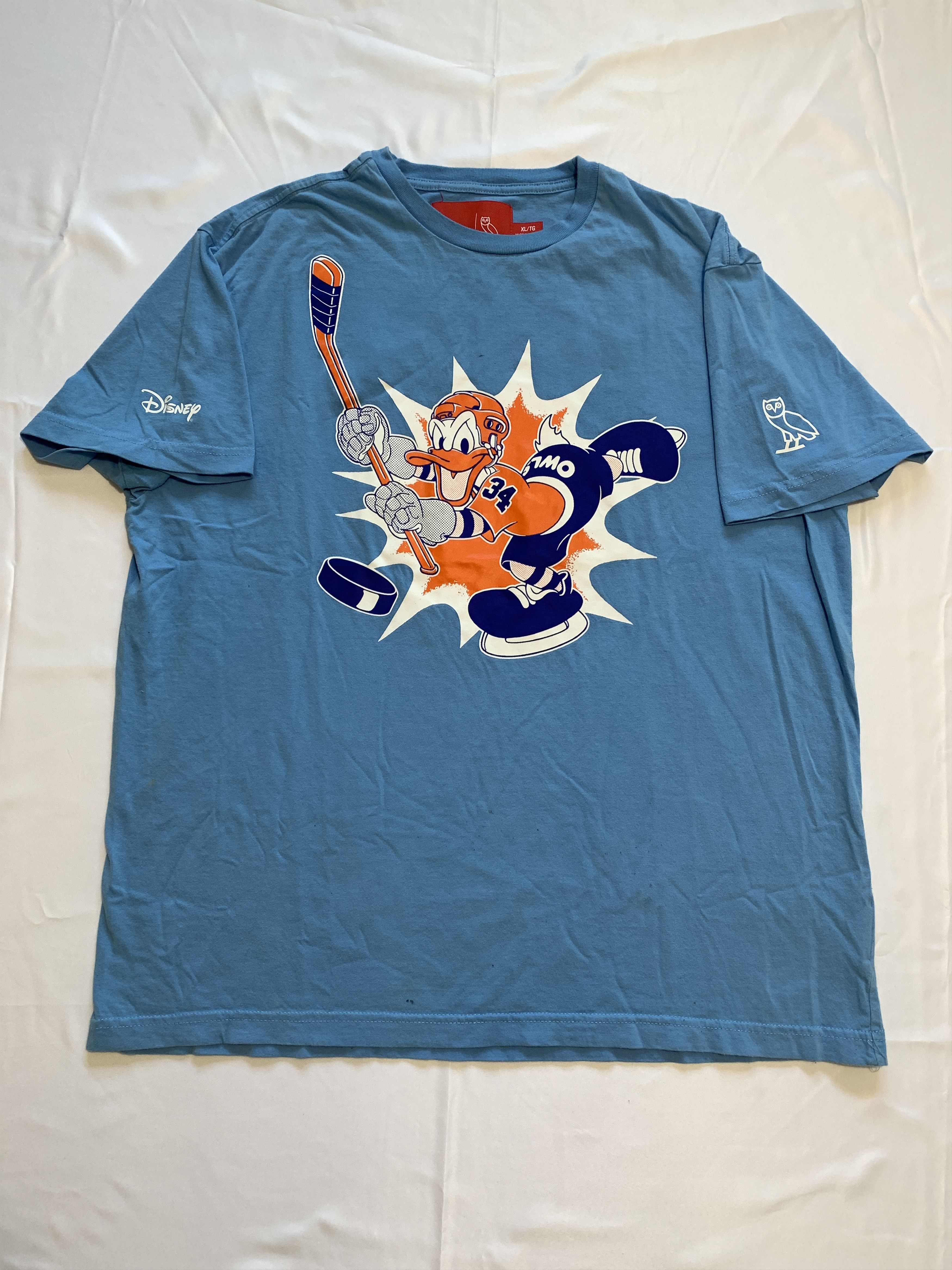Disney OVO x Disney Donald "OWLS" T-shirt Size US XXL / EU 58 / 5 - 4 Thumbnail