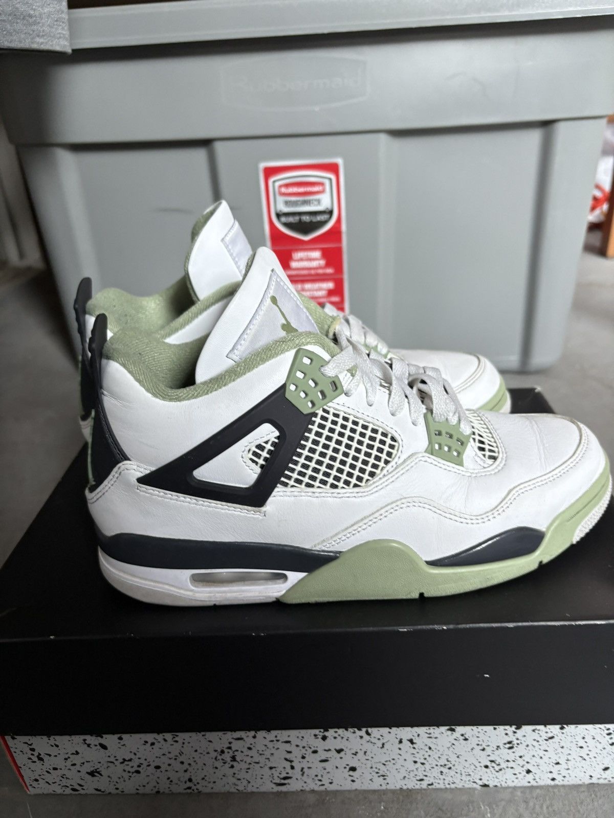 Nike Jordan 4 Seafoam Size US 8 / EU 41 - 4 Thumbnail