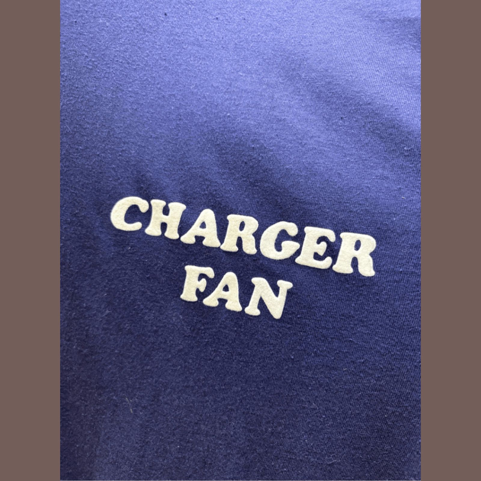 Vintage VTG Chargers Tee | Belton Navy “Charger Fan / Sometimes” 80s Size US XL / EU 56 / 4 - 4 Thumbnail