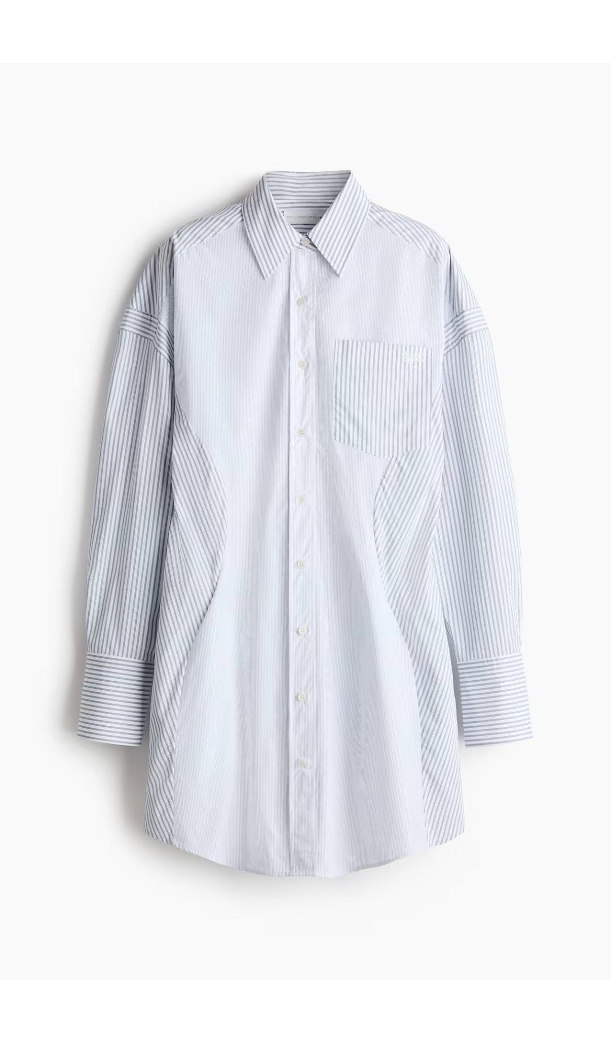 Stella McCartney Stella McCartney x H&M Striped Oversized Shirt Dress Size S / US 4 / IT 40 - 3 Thumbnail